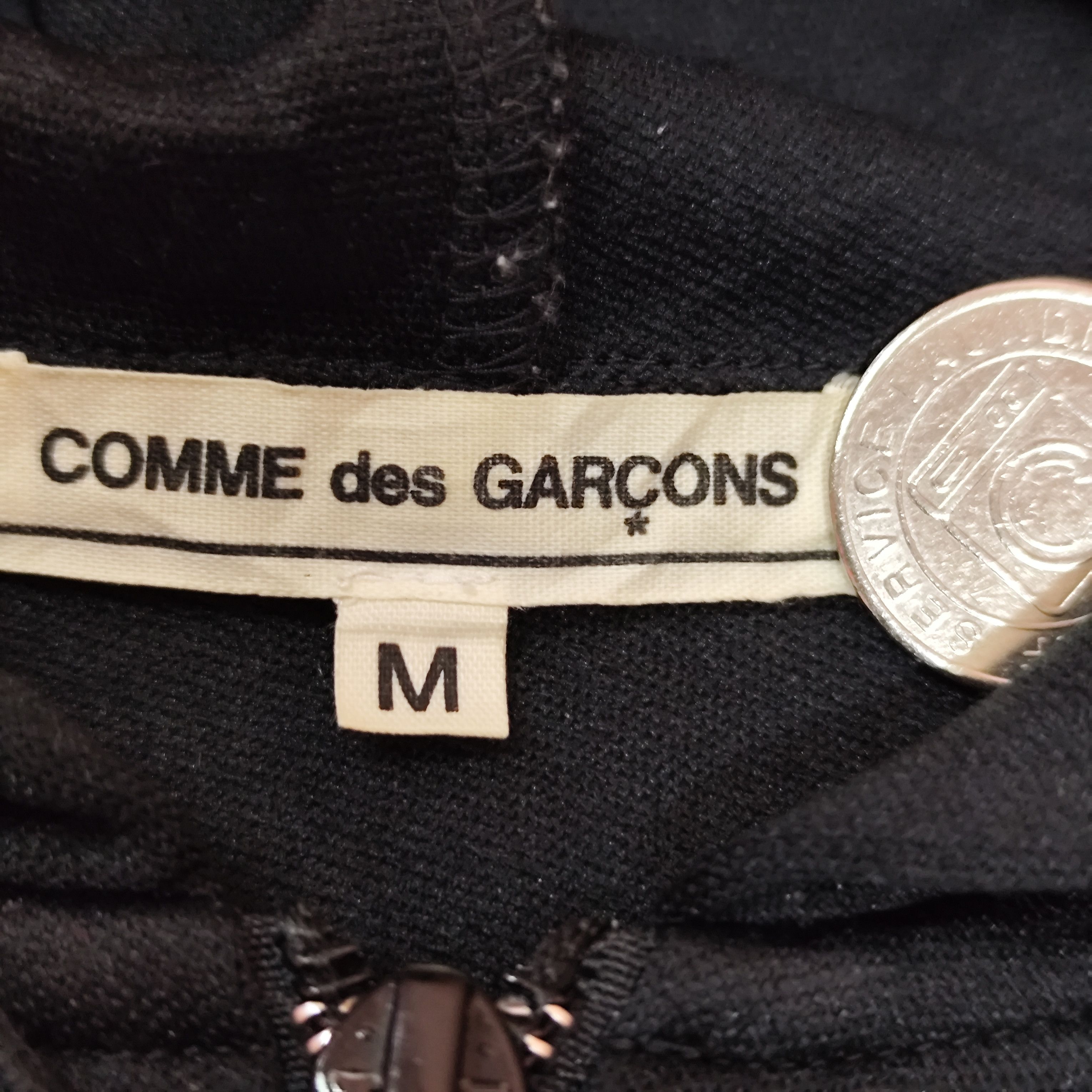 CDG by Comme des Garcons × Comme des Garcons × Japanese Brand 🇯🇵AD2012 COMME DES GARCONS ZIPPER HOODIE MADE IN JAPAN Size US M / EU 48-50 / 2 - 8 Thumbnail