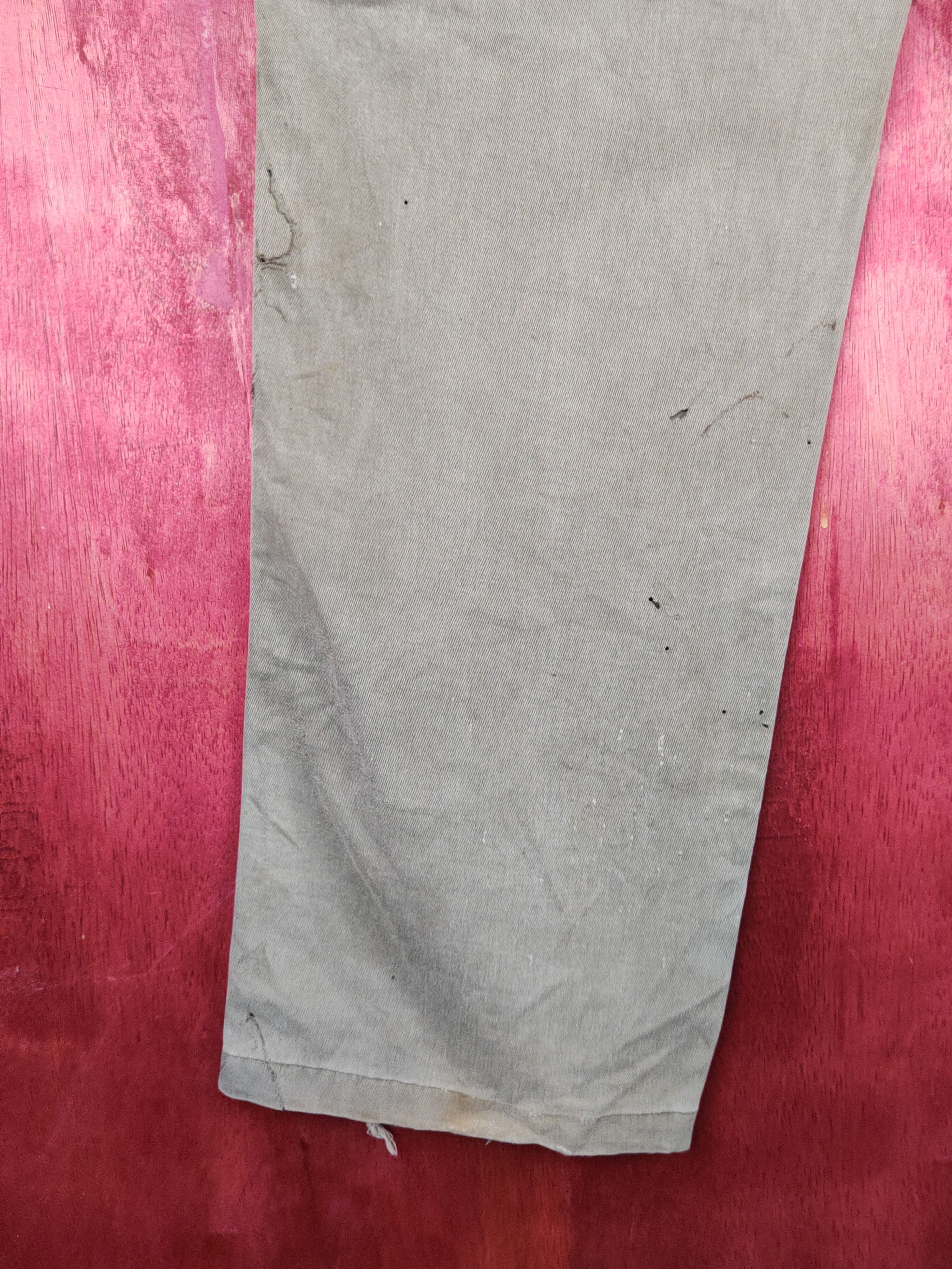 Grancisco Olive Faded ripped distressed Cargo Pants #S1868