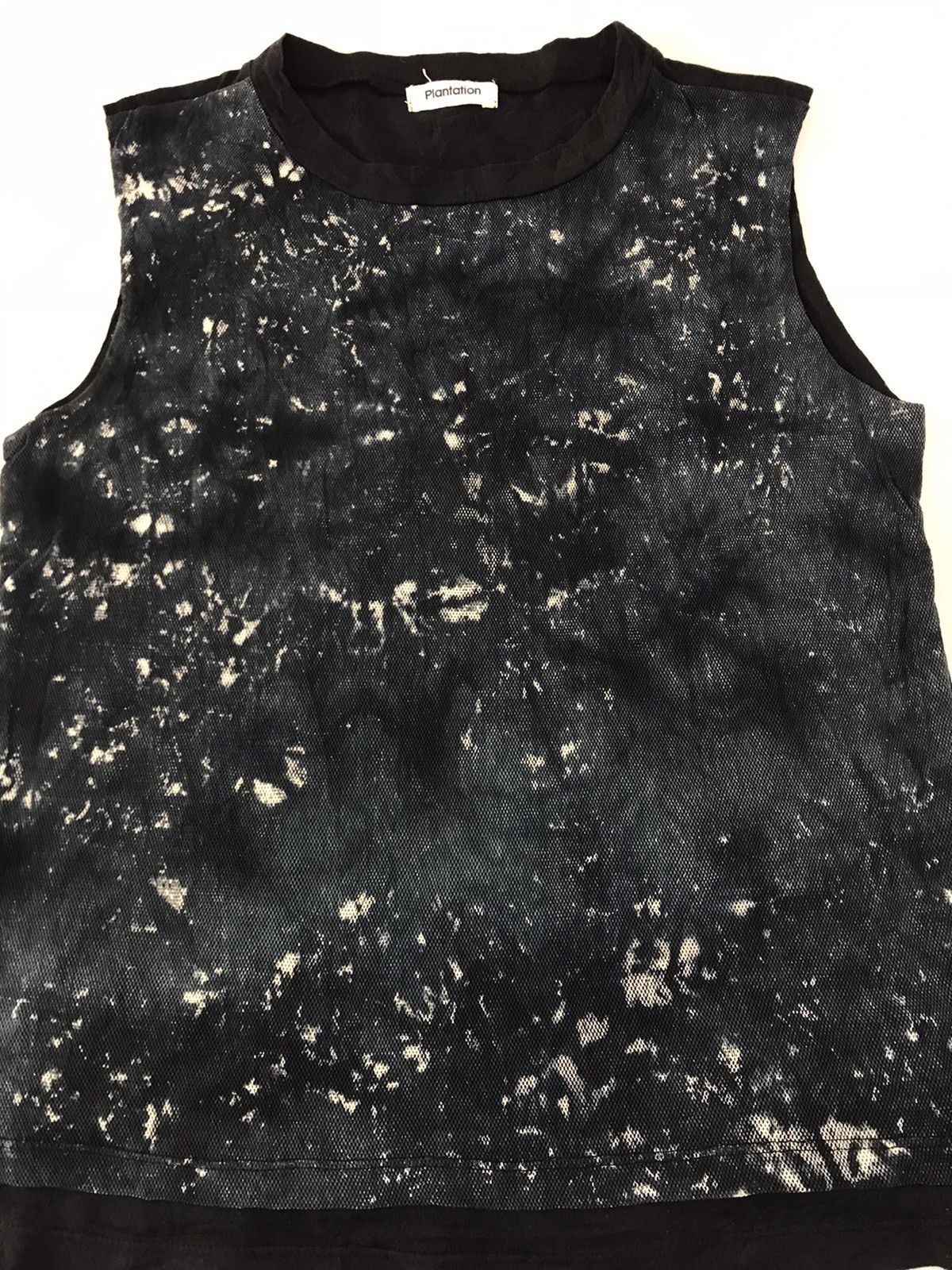 Issey Miyake Plantation Issey Miyake Acid Wash Design Sleeveless Tee Size US S / EU 44-46 / 1 - 3 Thumbnail