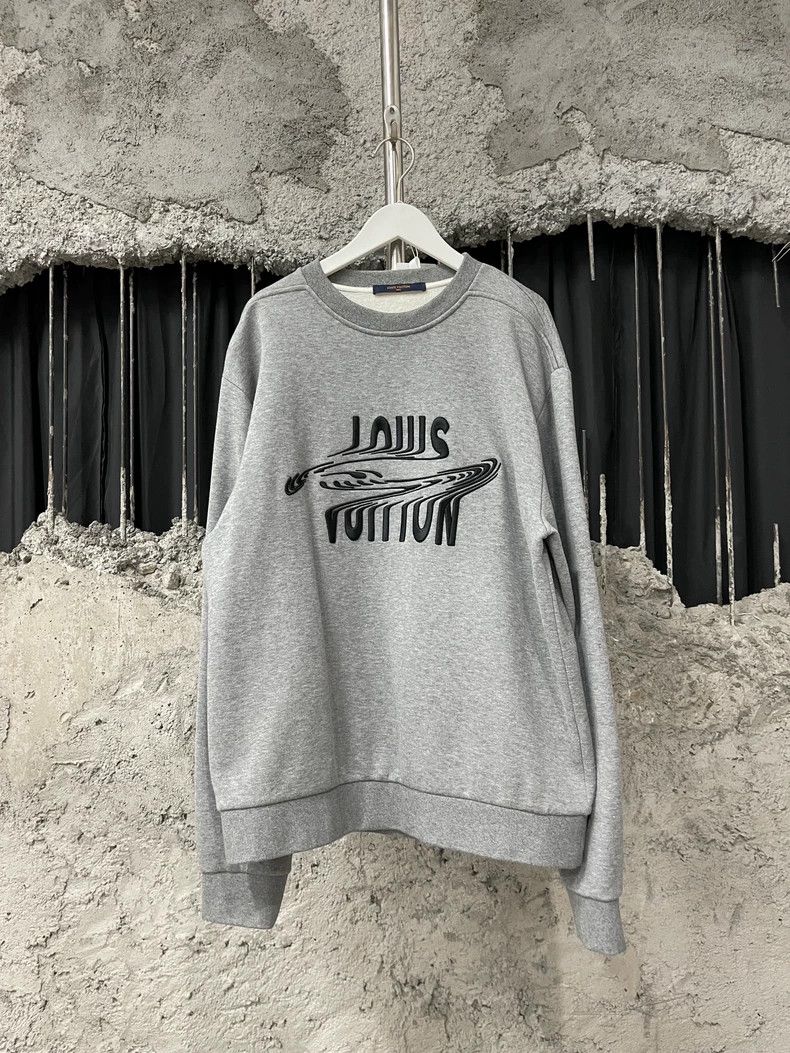 Louis Vuitton Louis Vuitton Twisted embroidered letter sweatshirt Size US M / EU 48-50 / 2 - 1 Thumbnail