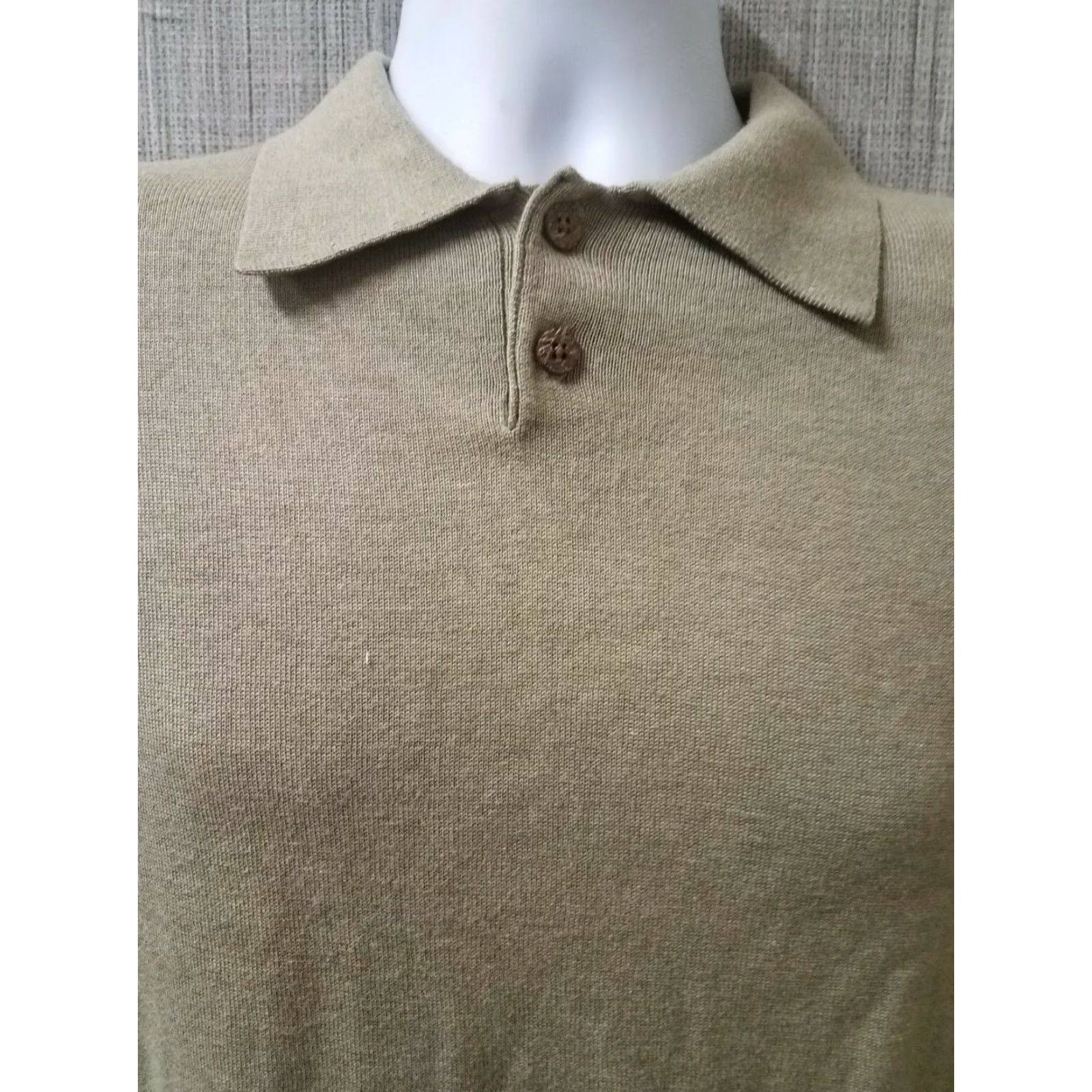 Tommy Bahama Tommy Bahama Polo Shirt Green Modal/Cotton Blend Mens M Size US M / EU 48-50 / 2 - 2 Thumbnail