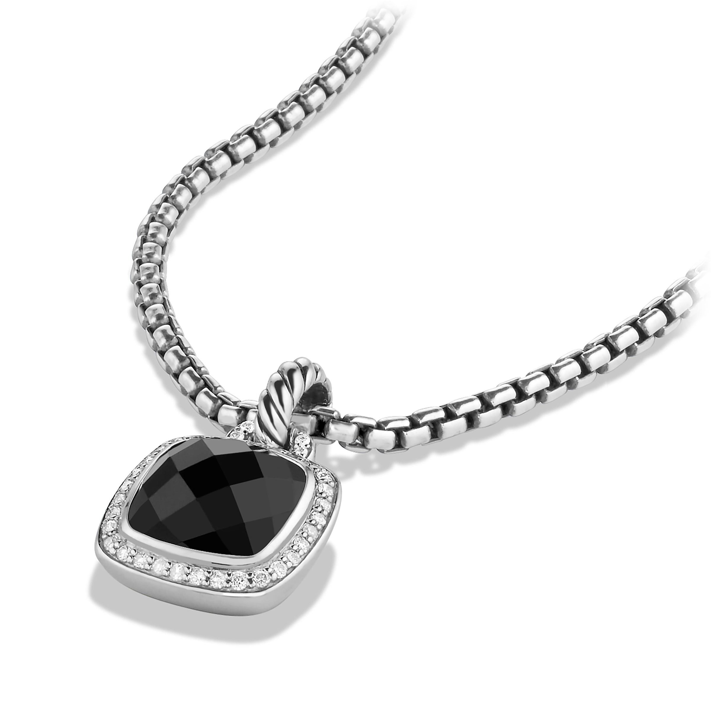 David Yurman o1w1db10526 D12308D Size:8/ Pendant in Silver with Diamond Size ONE SIZE - 3 Thumbnail