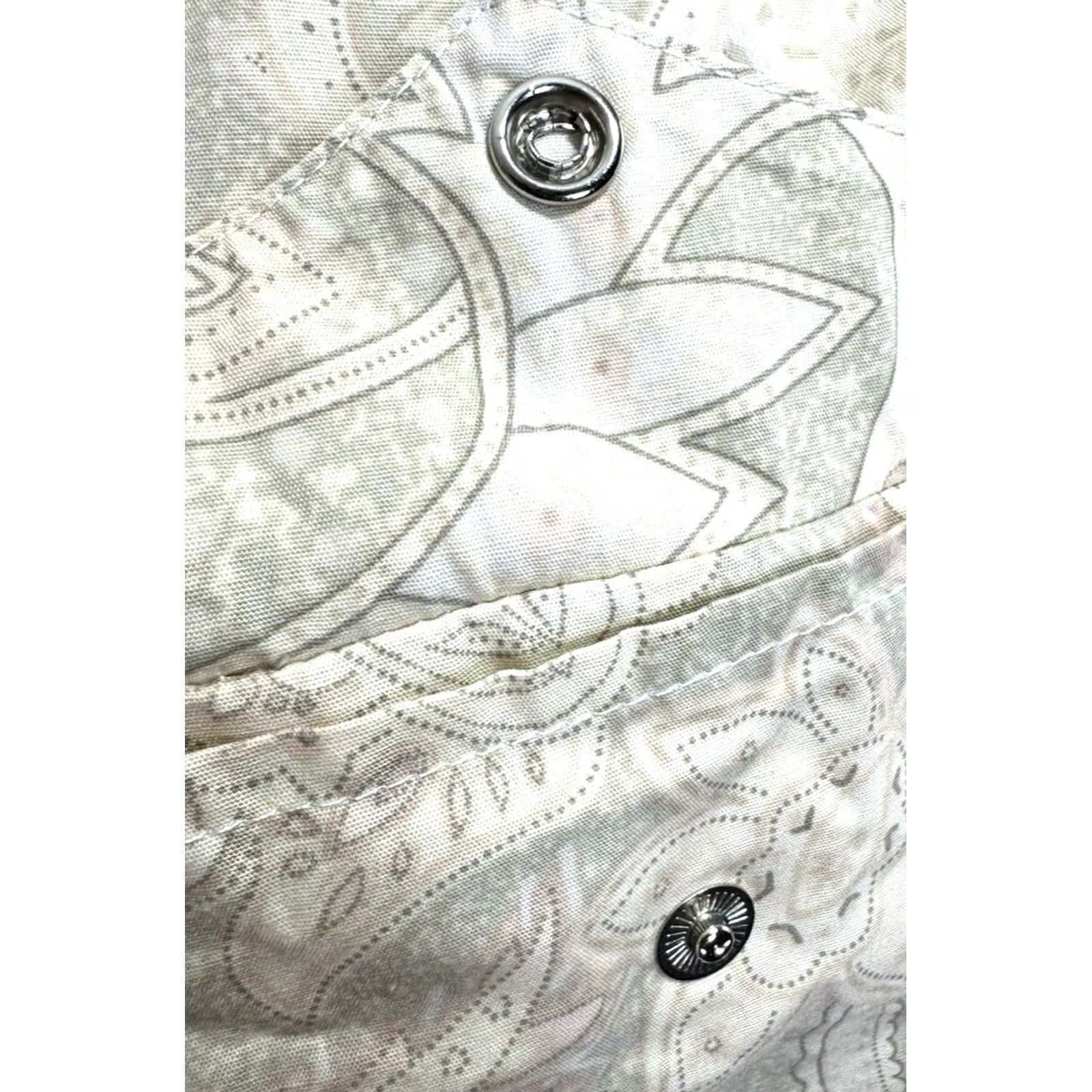 Stetson STETSON Paisley Pearl Snap Western Mens XL Shirt Size US XL / EU 56 / 4 - 4 Thumbnail