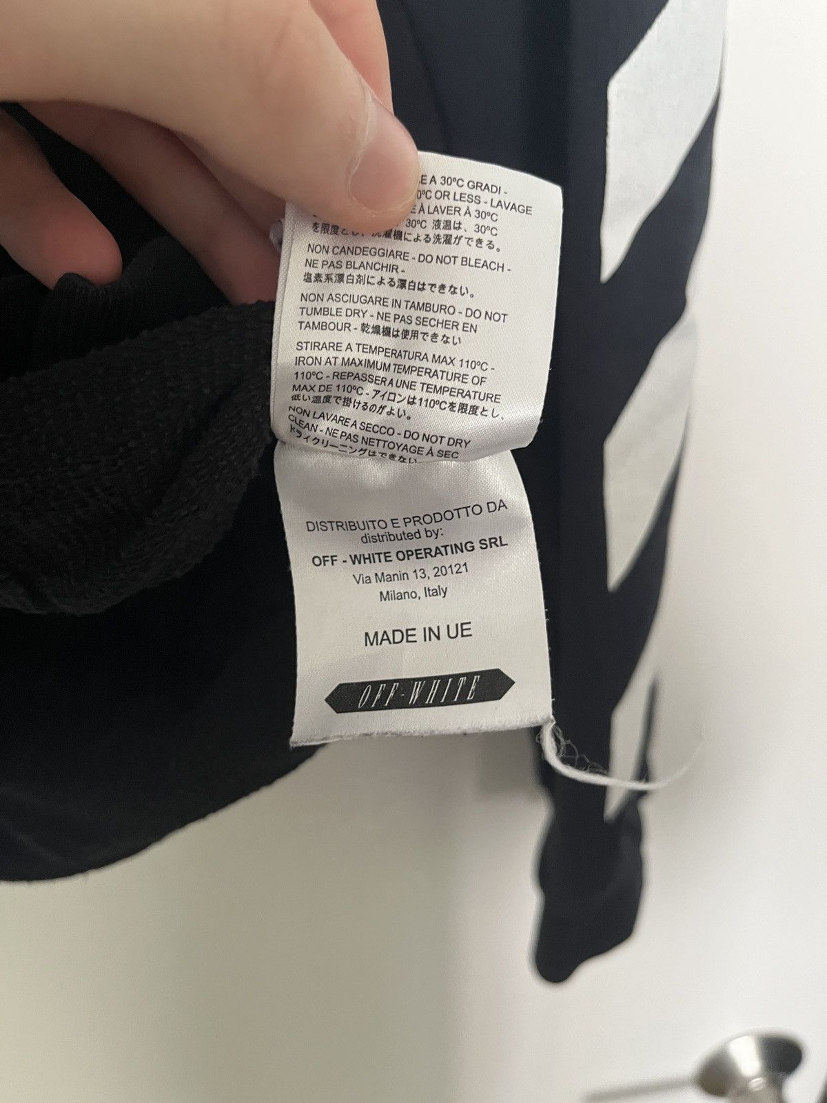 Off-White Off-White SS 16 Blue collar hoodie Size US S / EU 44-46 / 1 - 10 Thumbnail