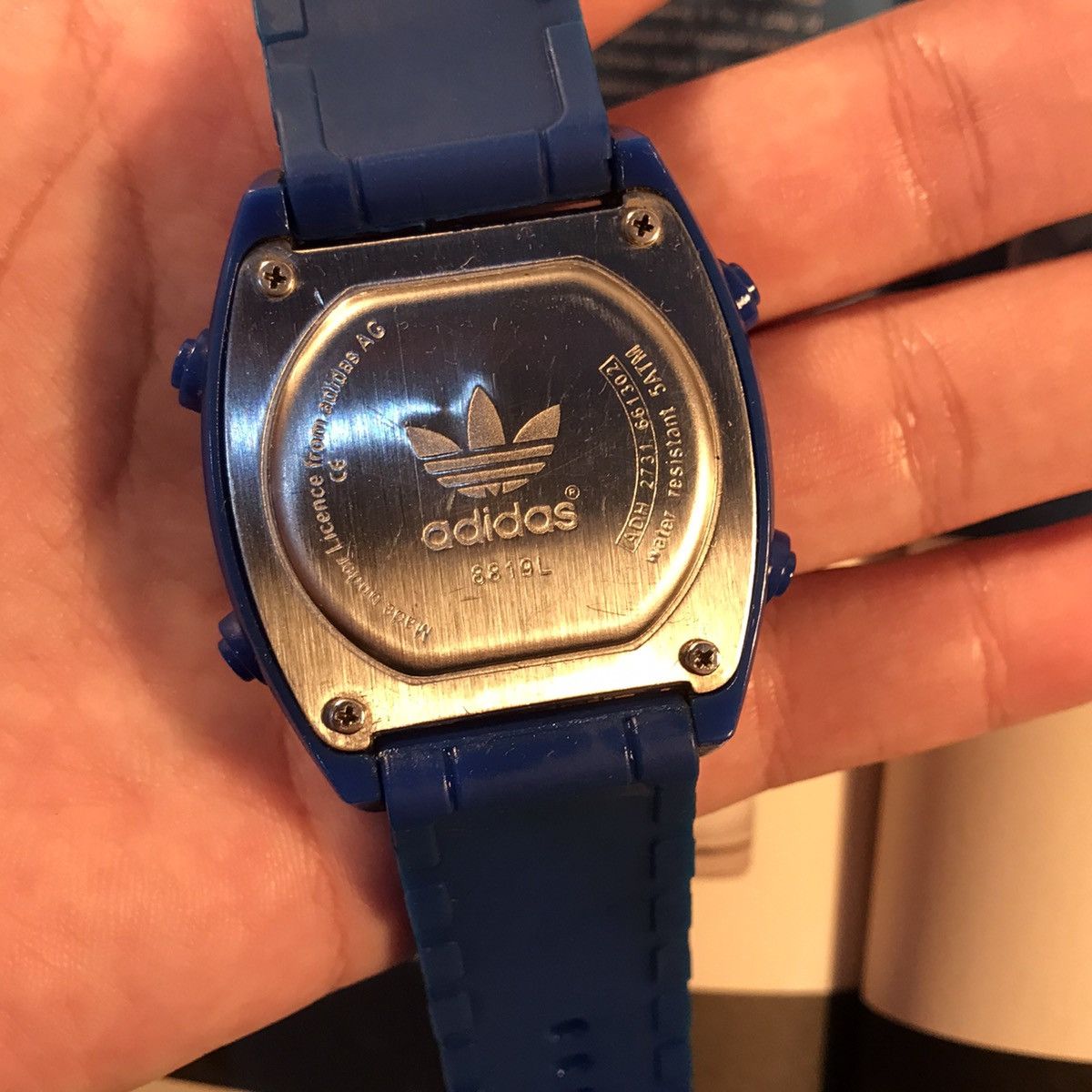 Adidas × Vintage Adidas Trefoil Watch Originals blue Og Watch water resist ag Size ONE SIZE - 23 Thumbnail