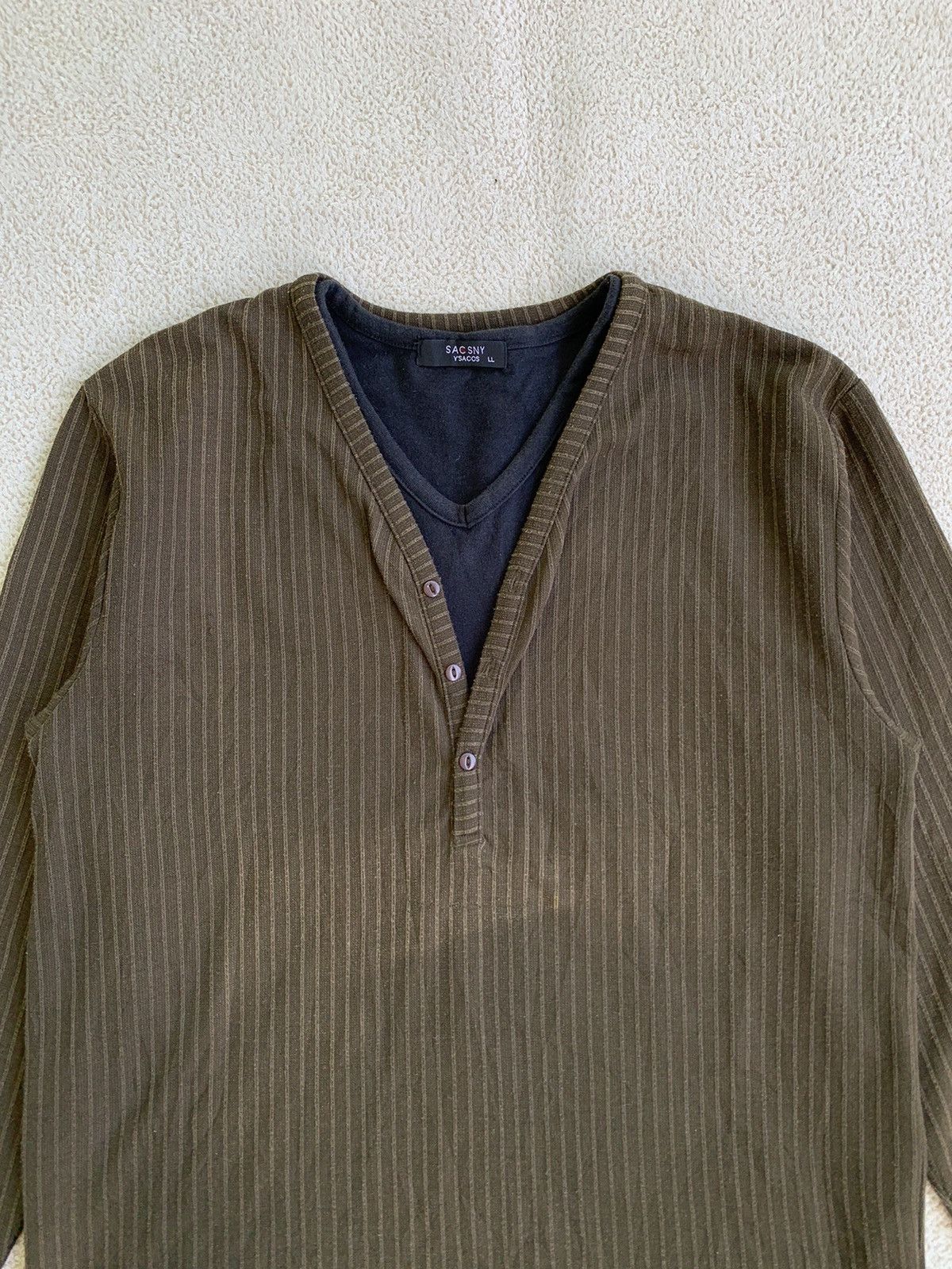 If Six Was Nine × Japanese Brand × Le Grande Bleu (L.G.B.) Japanese sacsny y'saccs Double Layer Long sleeve Size US L / EU 52-54 / 3 - 3 Thumbnail