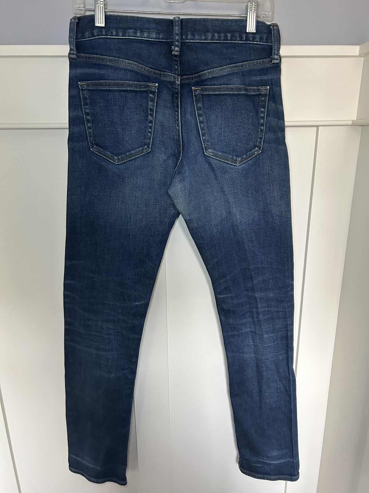 Uniqlo Uniqlo raw selvedge indigo dyed denim slim jeans Size US 29 - 2 Thumbnail
