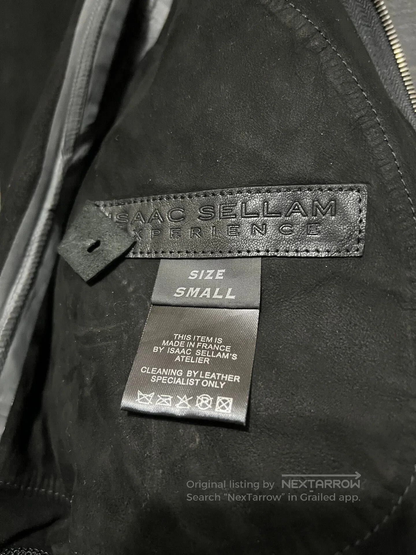 Isaac Sellam Experience isaac sellam bomber leather jacket in black. Size US S / EU 44-46 / 1 - 6 Thumbnail