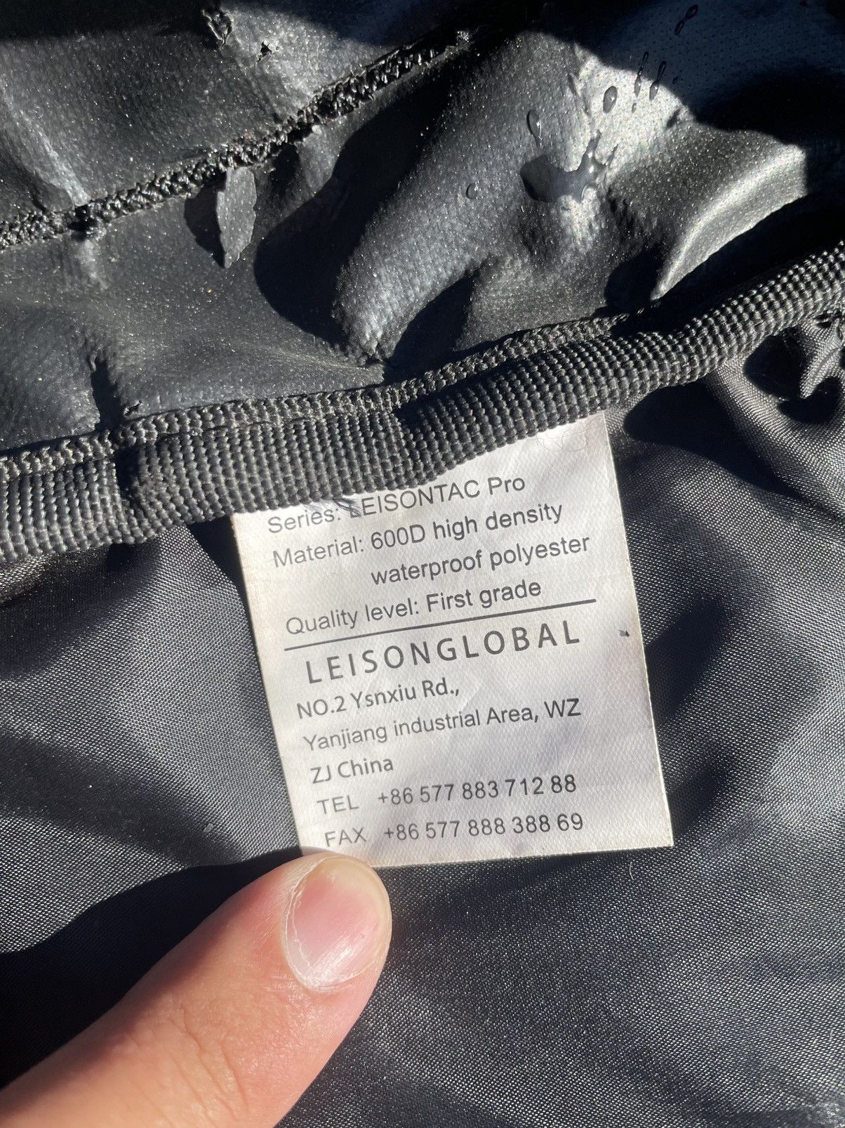 Other Leison Tactical Military Backpack Black Waterproof 1st Grade Size 30 - 7 Thumbnail
