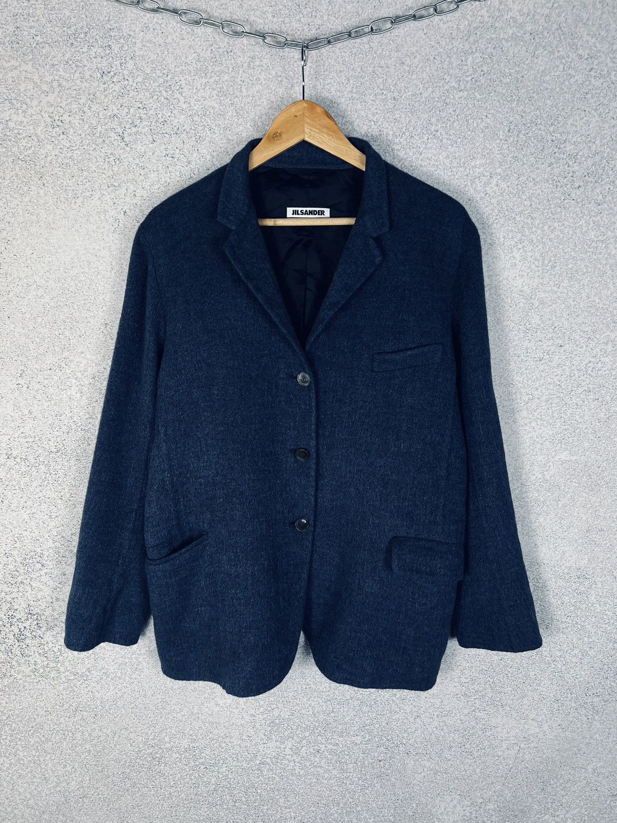 Jil Sander Vintage Jill Sander Designer Wool Blazer Ladies Size 44 Size ONE SIZE - 1 Thumbnail