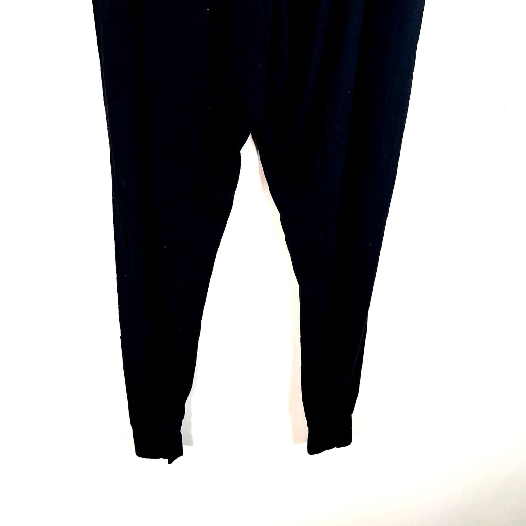 Vera Wang Vera Wang Activewear Ankle Leggings Womens Size L Black Mid Rise Tapered Pants Comfort Travel Workwear Size 36" / US 14 / IT 50 - 5 Thumbnail