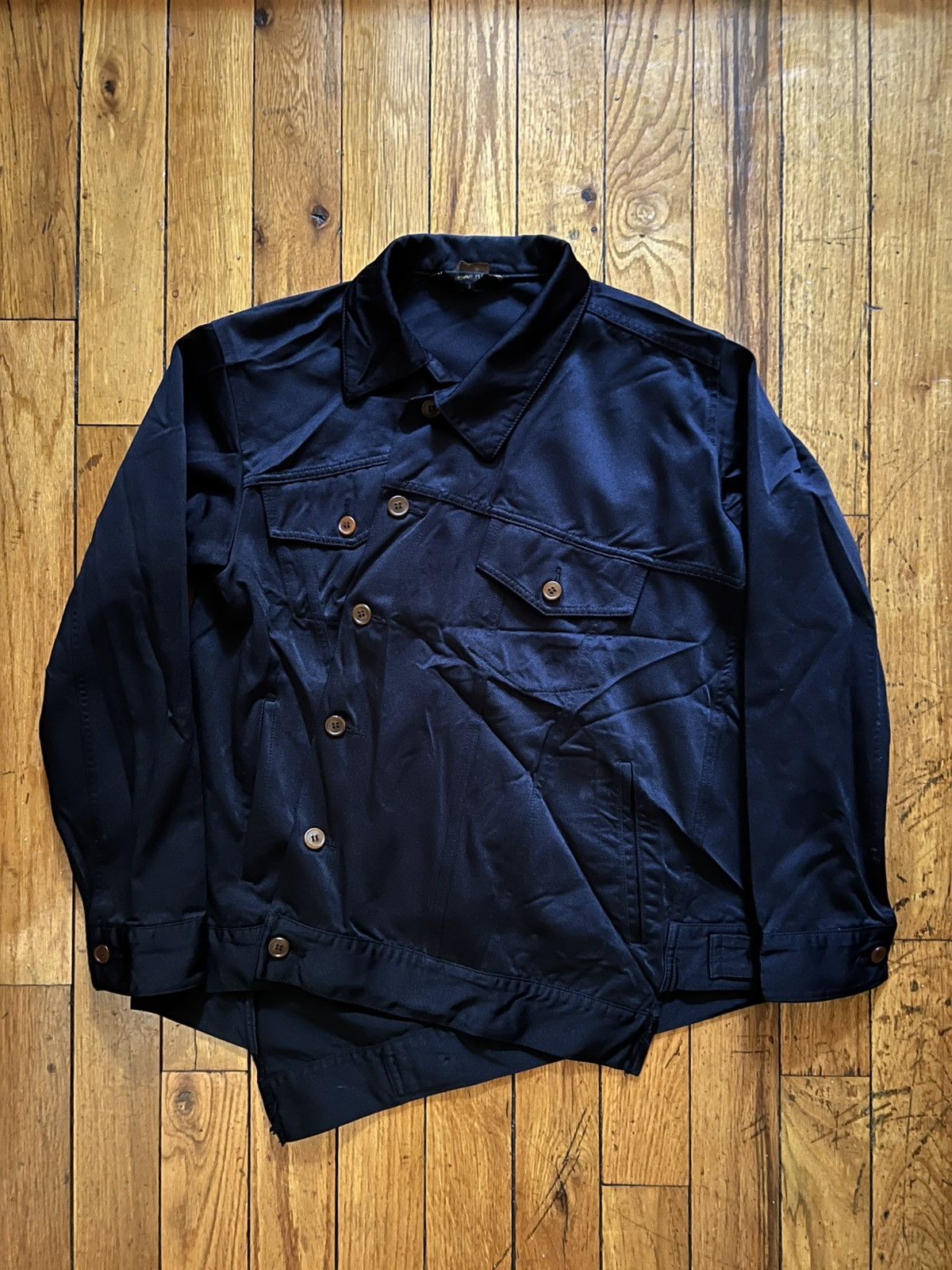 Comme des Garcons Homme Plus AD2018 Comme Homme Plus Asymmetric Twisted Jacket Size US S / EU 44-46 / 1 - 1 Thumbnail