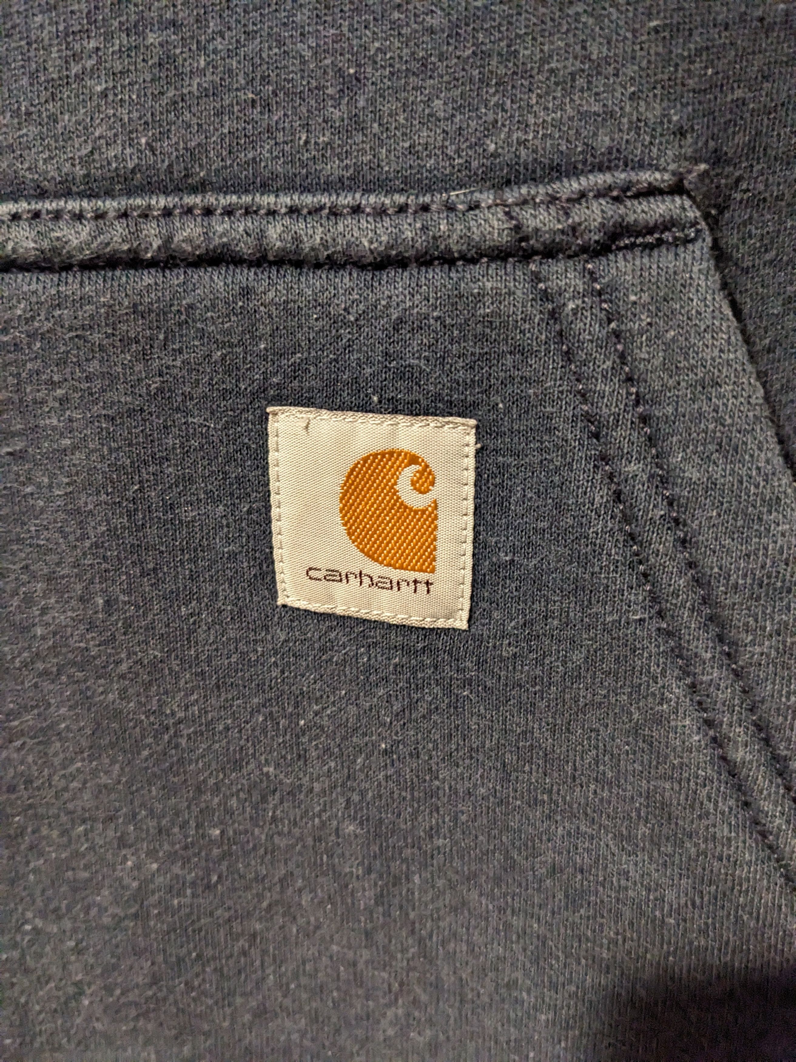 Carhartt × Vintage Carhartt Relaxed Fit Blue Medium Hoodie Size US M / EU 48-50 / 2 - 2 Thumbnail