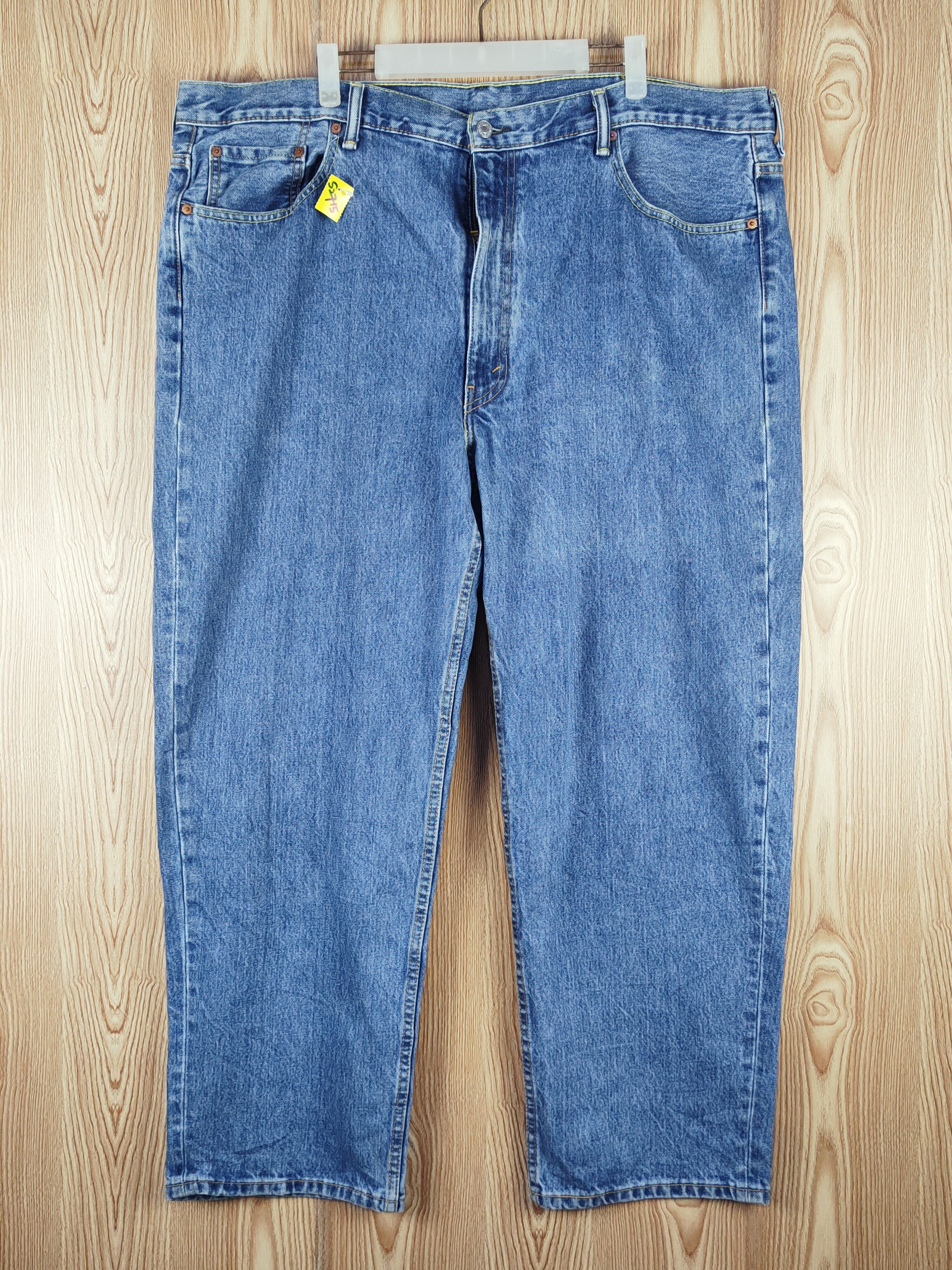Levi's *waist 46inc* Levi's Blue Distressed Ripped Jeans #S2715 Size US 44 / EU 60 - 1 Thumbnail
