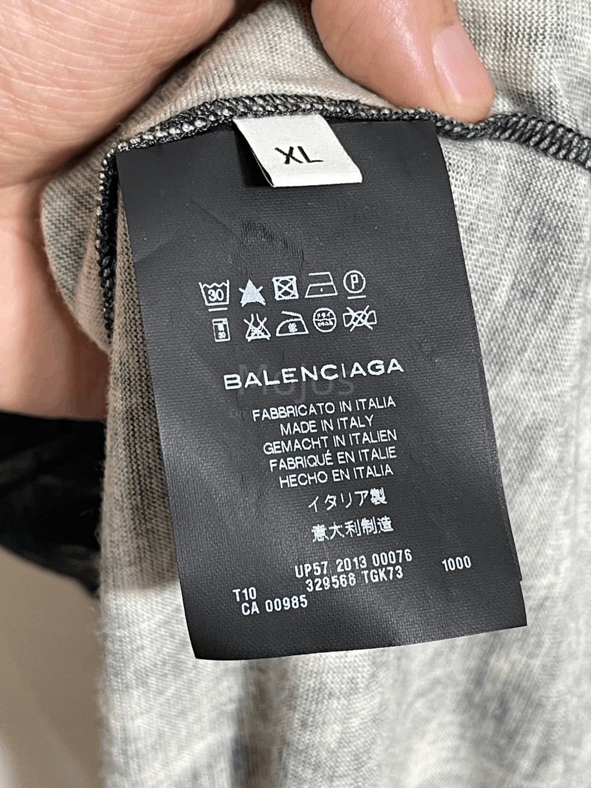 Balenciaga Balenciaga Fur Pattern Polo-2508 Size US XL / EU 56 / 4 - 6 Thumbnail