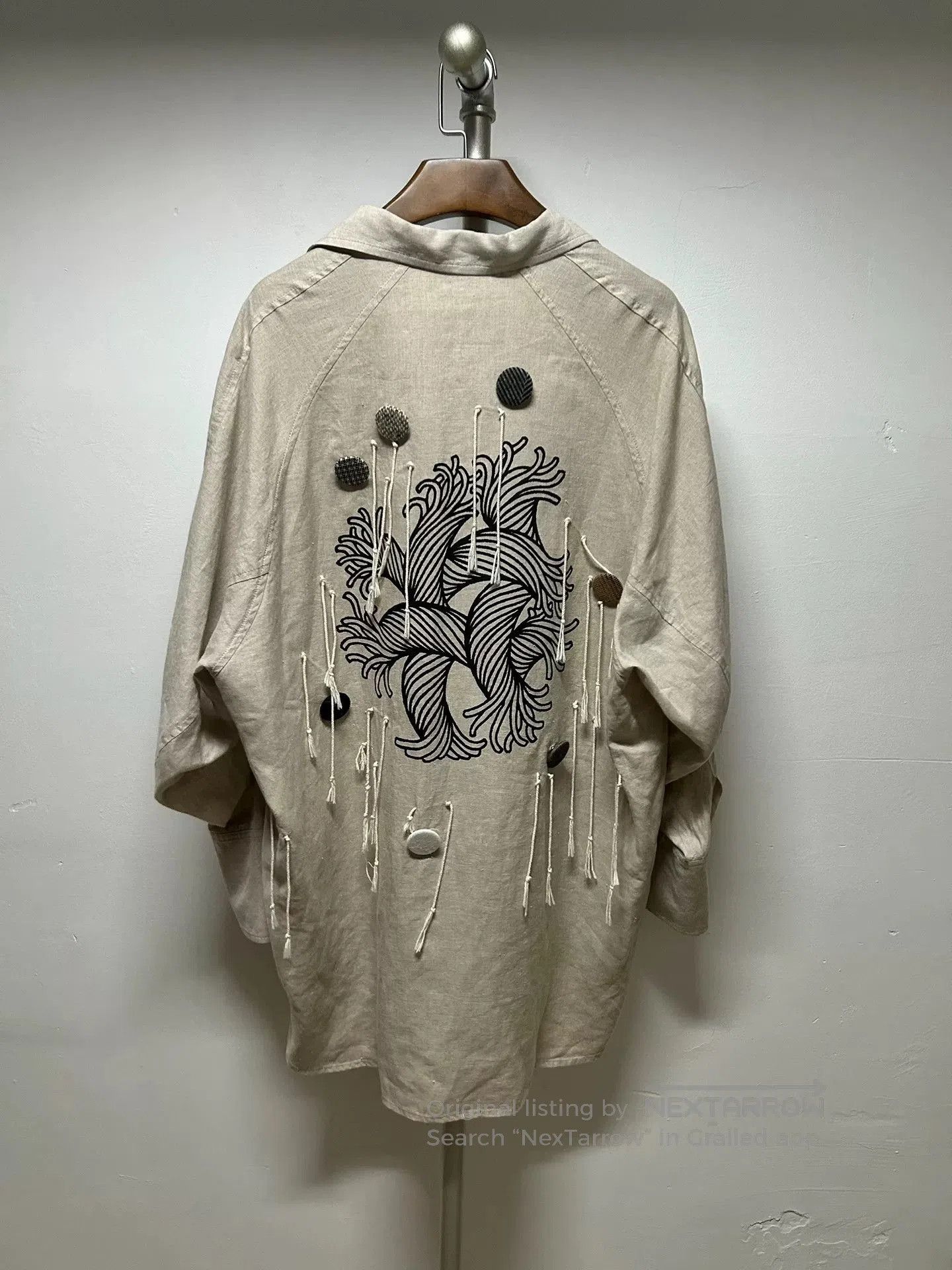 Christopher Nemeth Ne Rope Knot Linen Shirt. Size US S / EU 44-46 / 1 - 4 Thumbnail