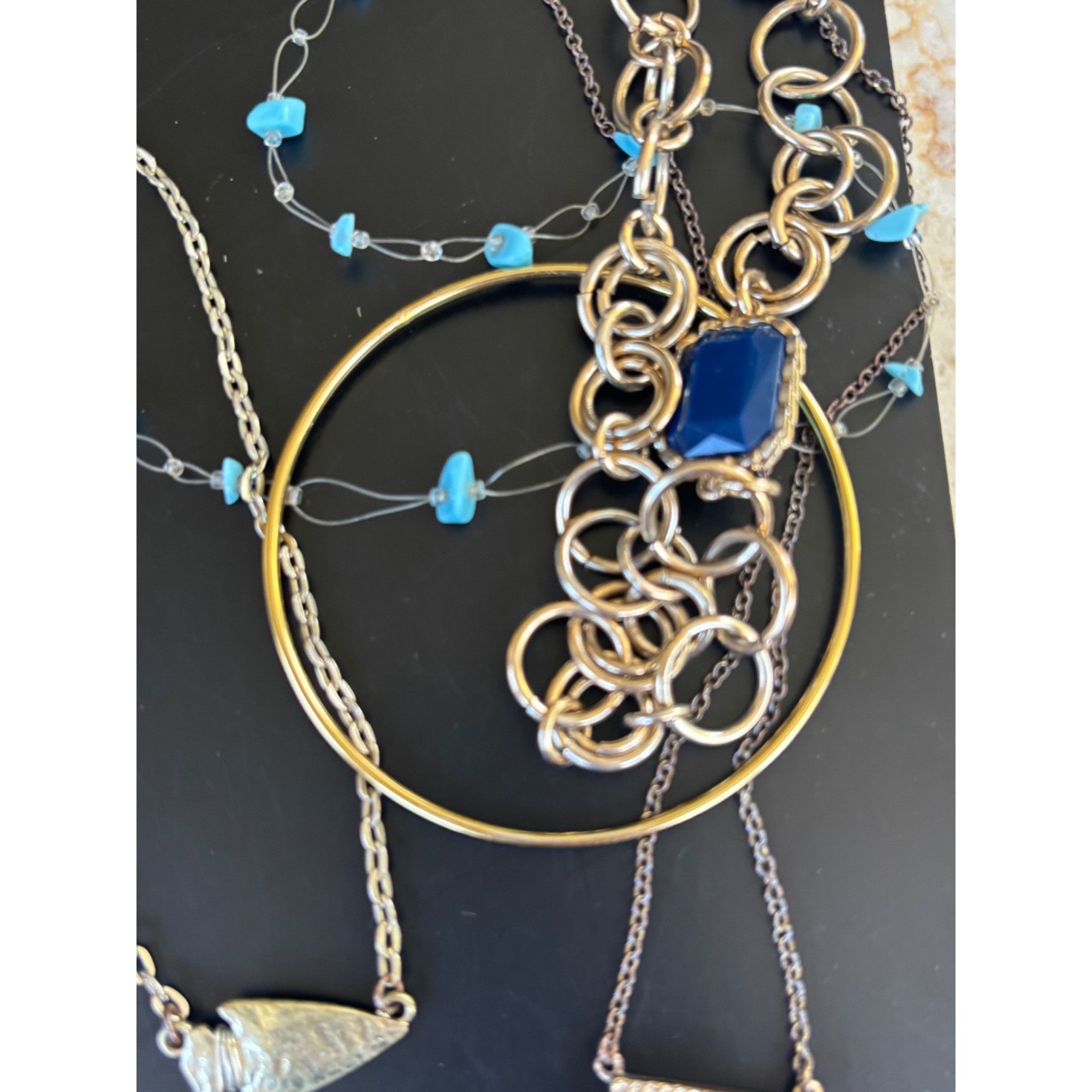 Other Assorted Jewelry Lot Featuring Bangles Bracelets Necklaces & Size ONE SIZE - 4 Thumbnail