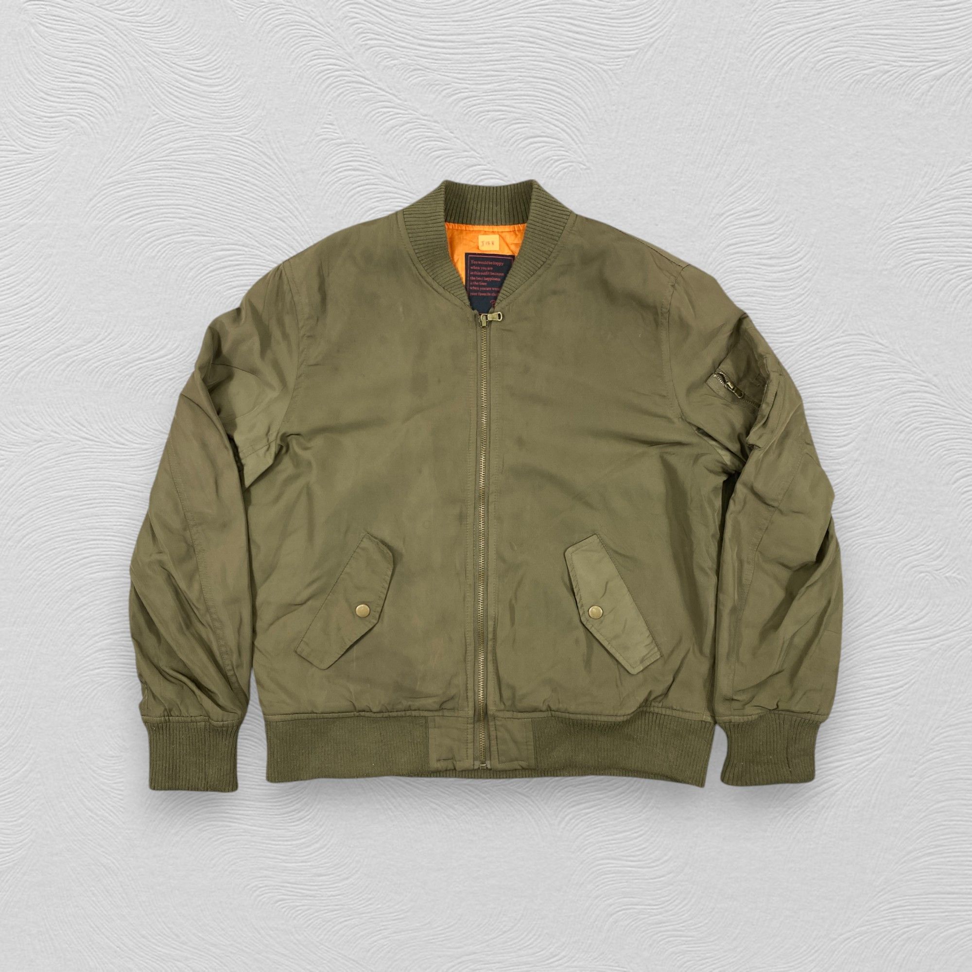 Japanese Brand Vintage Private Pause Bomber Jacket -J158 Size US M / EU 48-50 / 2 - 1 Thumbnail