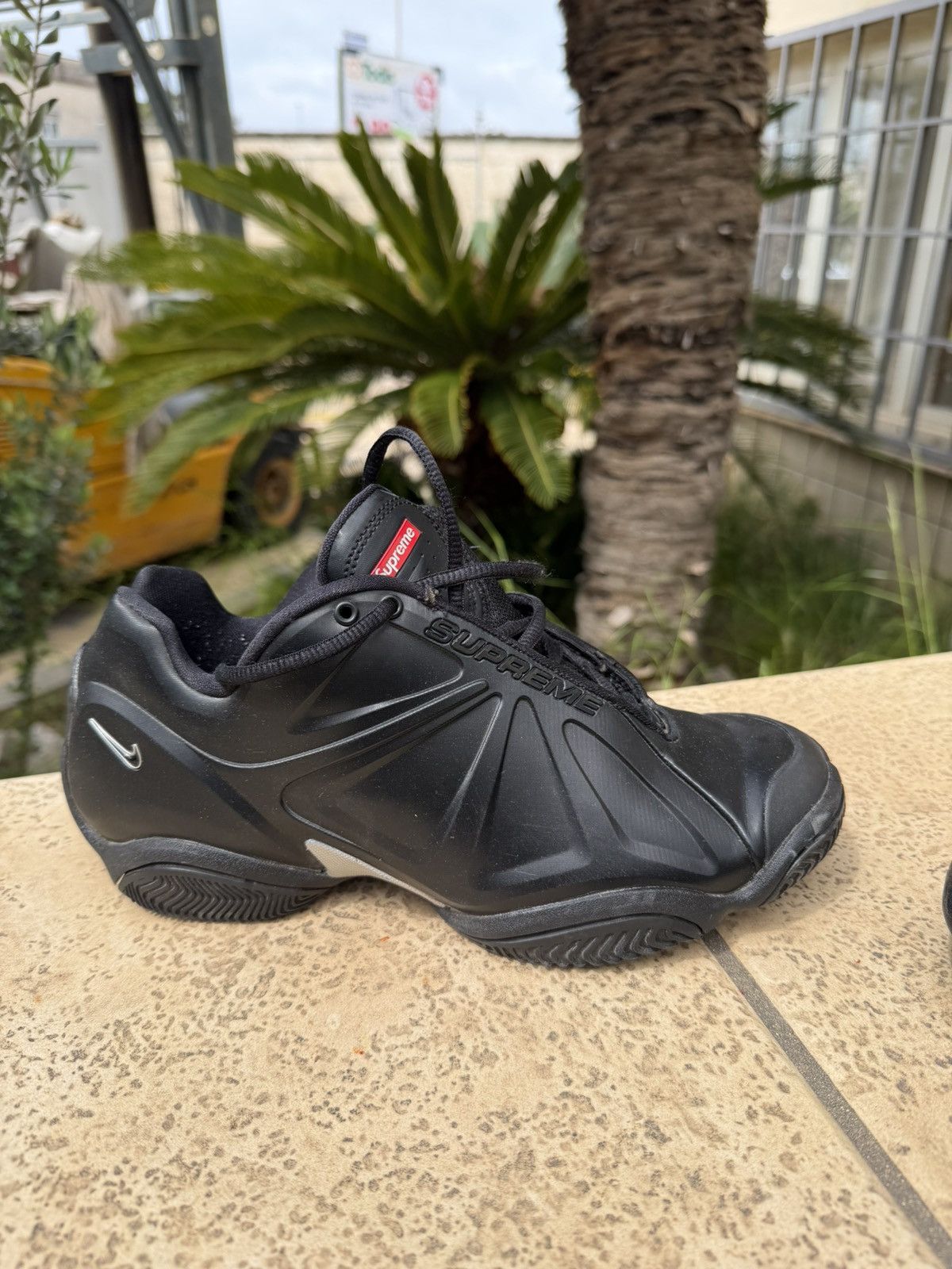 Nike × Supreme Nike x Supreme Air Zoom Courtposite Black Shoes Sbeakers Size US 8.5 / EU 41-42 - 4 Thumbnail