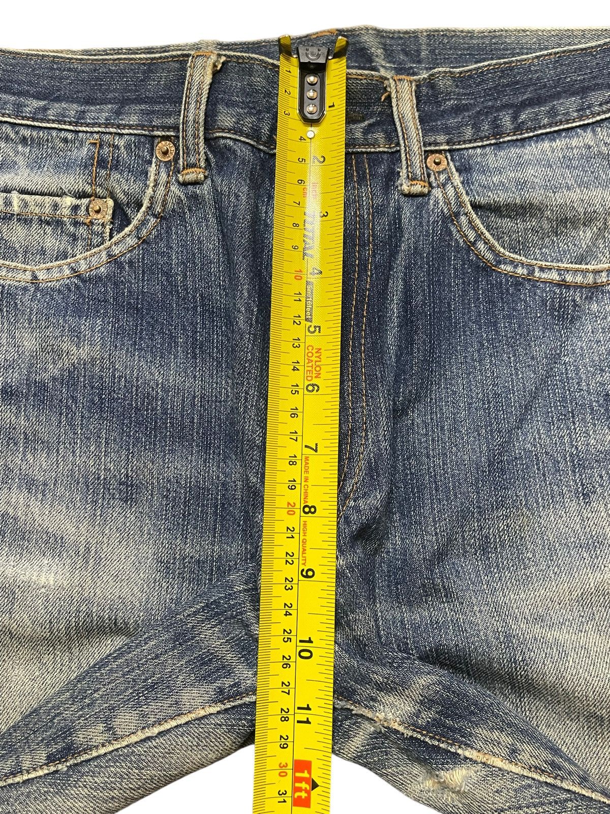 semanticdesign Vintage Japanese HR Market Mud Wash Faded Distressed Style Size US 28 / EU 44 - 14 Thumbnail