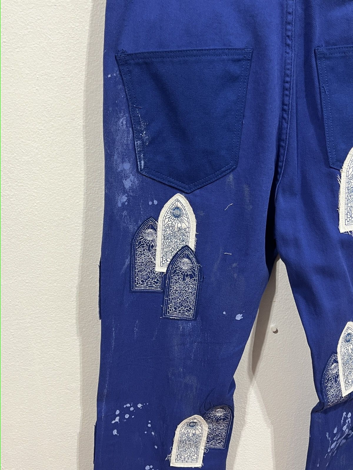 Who Decides War Who Decides War Patched Arch Carpenter Blue Jeans Size US 34 / EU 50 - 8 Thumbnail