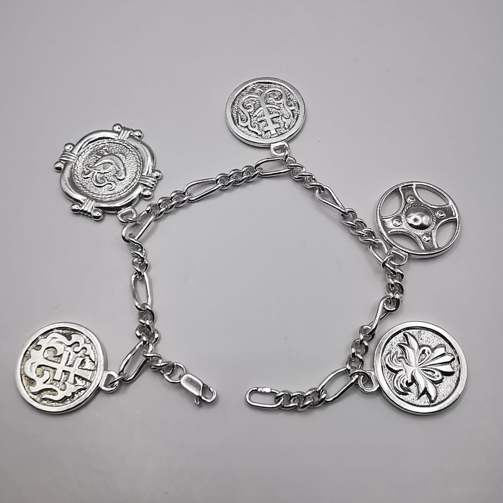 Sterling Silver Vintage Bracelet Jewelry,925 Sterling Silver 33,14g Size ONE SIZE - 1 Thumbnail