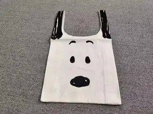 Handmade × Japanese Brand × Unowned Bag Snoopy Peanuts Stay Real White Color Tote Bag Size ONE SIZE - 3 Thumbnail