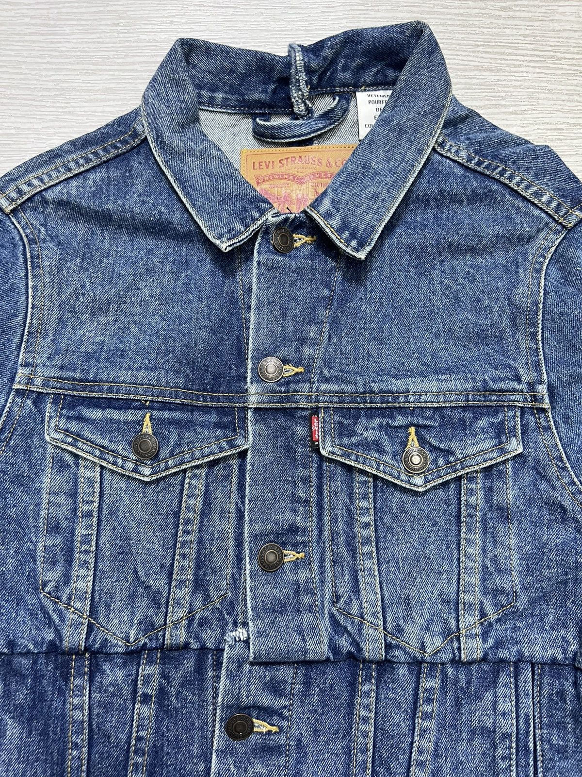 Levi's × Vetements Vetements - Levi’s - S/S 17 - Reworked Cropped Denim Jacket Size S / US 4 / IT 40 - 7 Thumbnail
