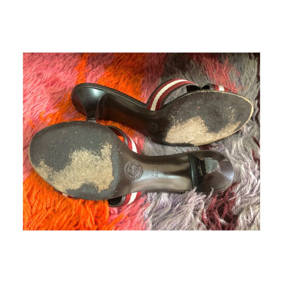 Bally Vintage Bally Heel Sandals (Made in Italy) Size US 7 / IT 37 - 6 Thumbnail