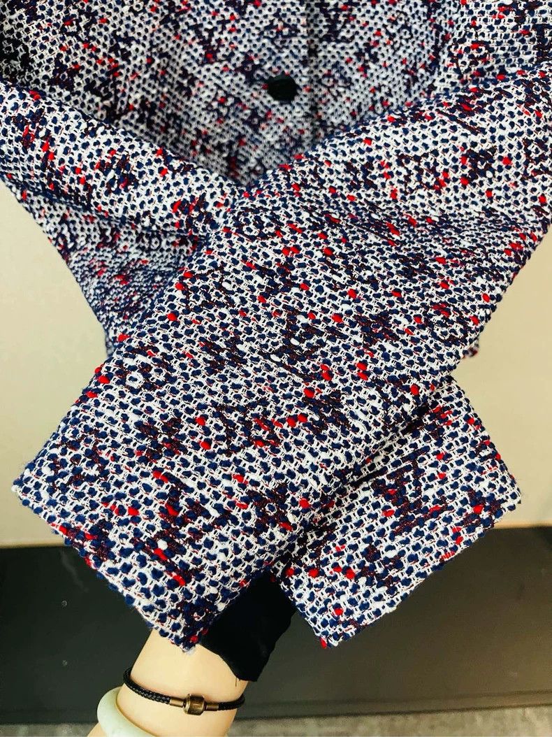 Louis Vuitton Louis Vuitton Patchwork leather jacket with full age tweed Size XS / US 0-2 / IT 36-38 - 4 Thumbnail