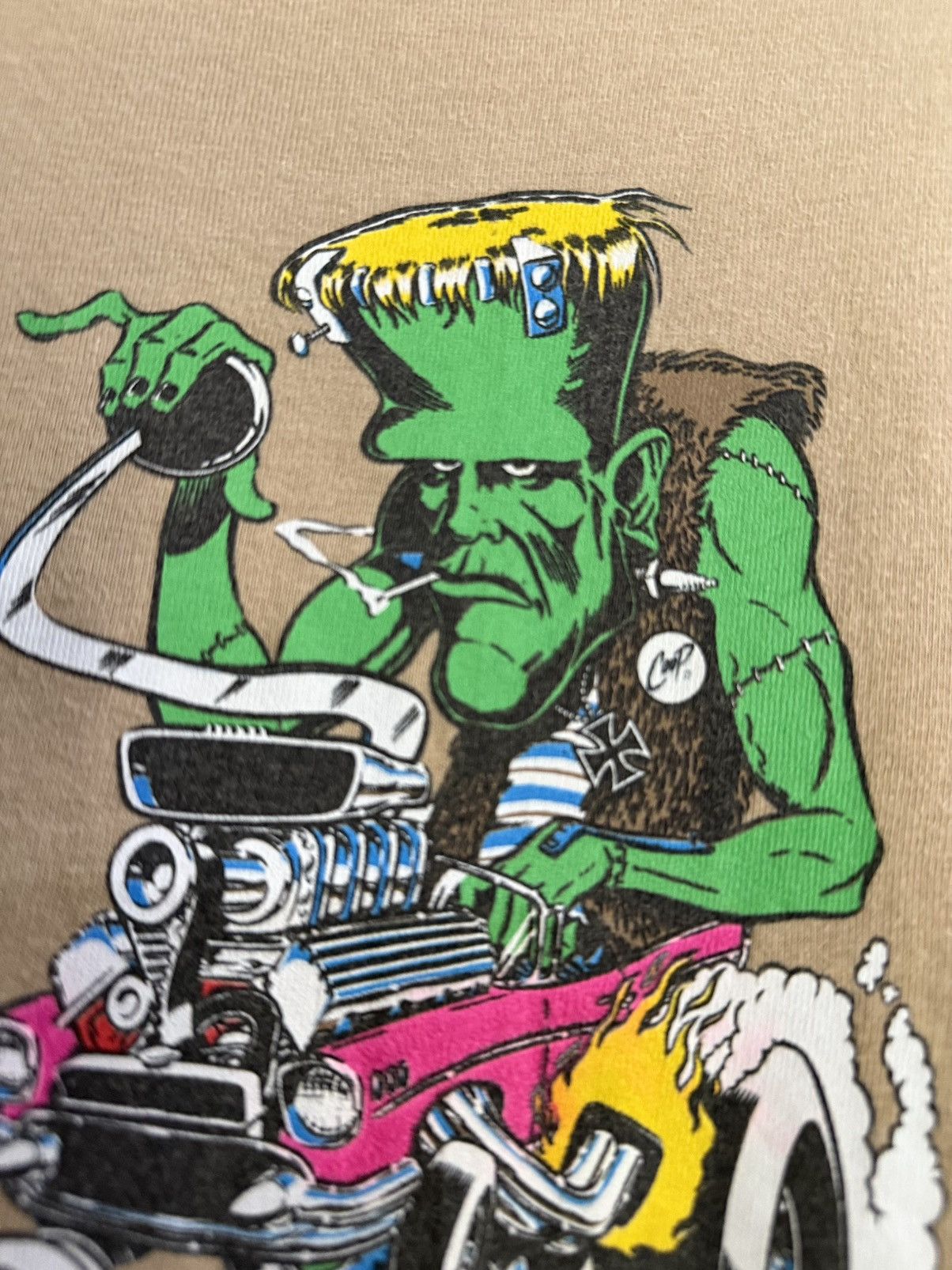 Sex Skateboards Vintage 90s COOP Poster Pop Rat Fink Skateboard Faded Tee Size US M / EU 48-50 / 2 - 5 Thumbnail