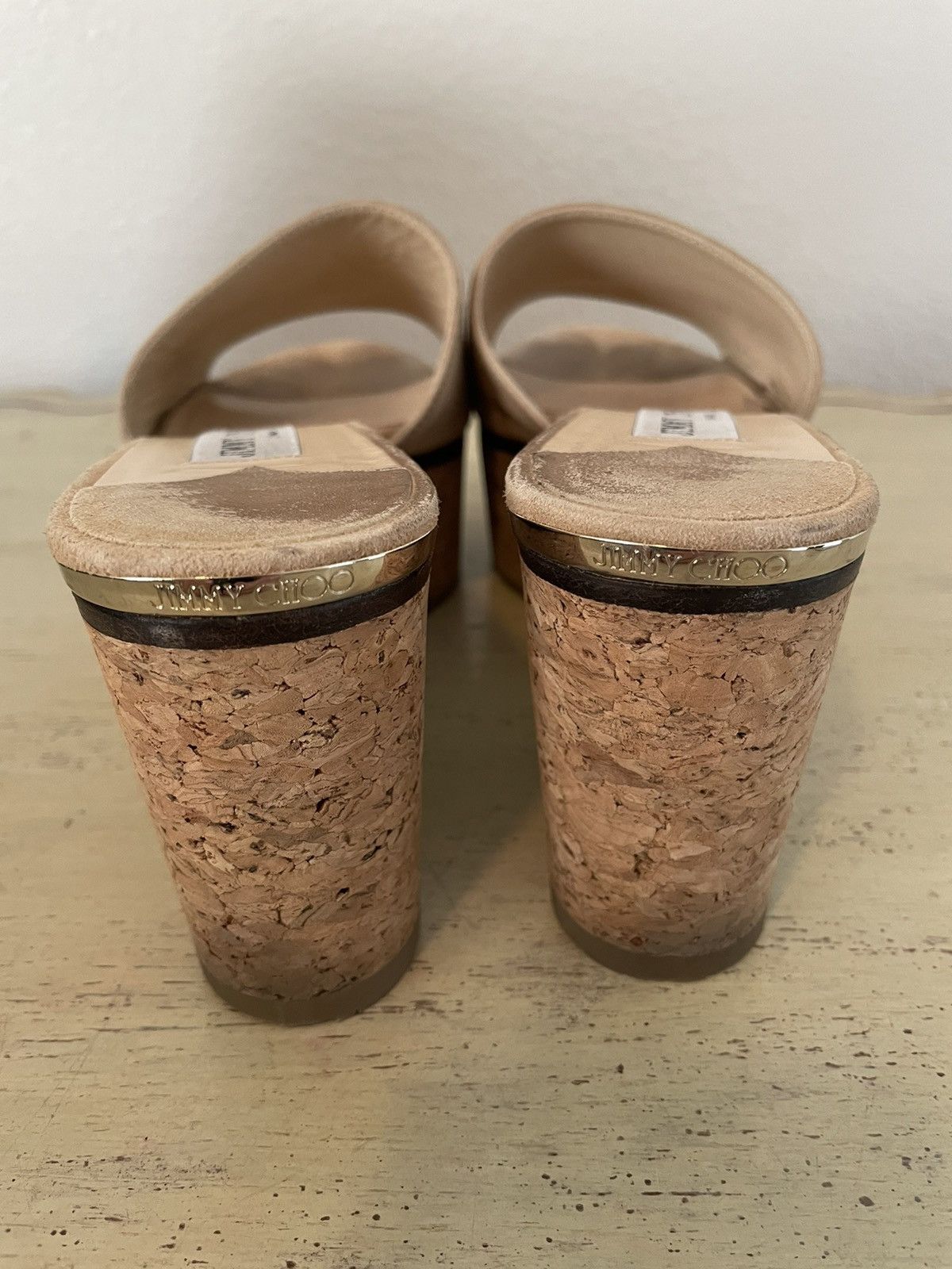 Jimmy Choo Deedee 80 Platform Slides Size US 7 / IT 37 - 5 Thumbnail