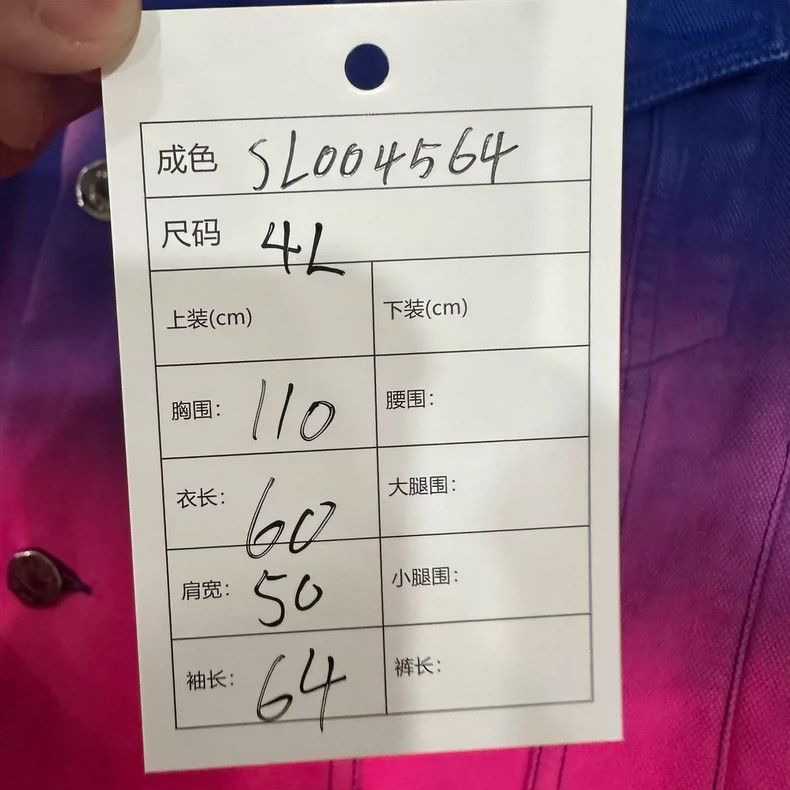 Louis Vuitton Louis Vuitton Blue Pink Gradient Denim Jacket Nextarrow-250 Size US S / EU 44-46 / 1 - 9 Thumbnail