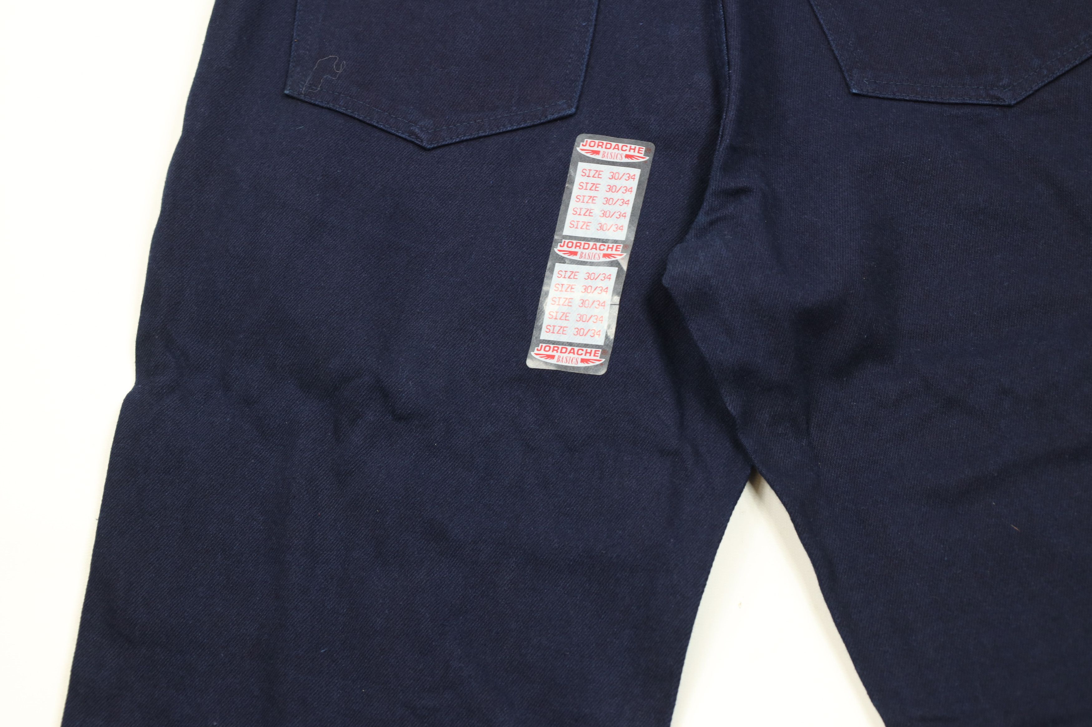 Vintage Deadstock Vintage 90s Streetwear Leg Denim Jeans Blue Size US 30 / EU 46 - 12 Thumbnail