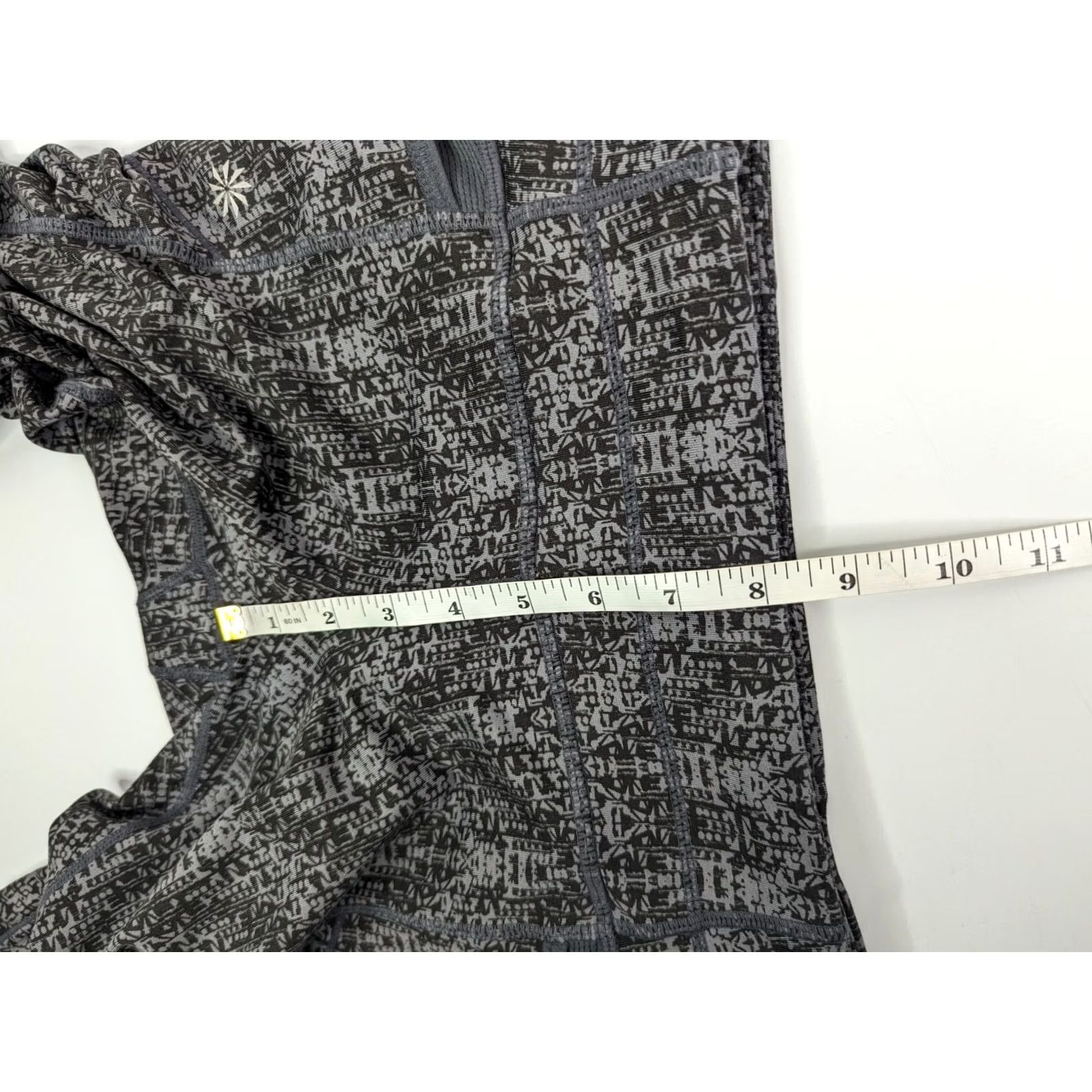 Athleta Athleta Be Free Knicker Crop Capri Leggings Pants Run In Gray XS Womens Crops Size 26" / US 2 / IT 38 - 6 Thumbnail