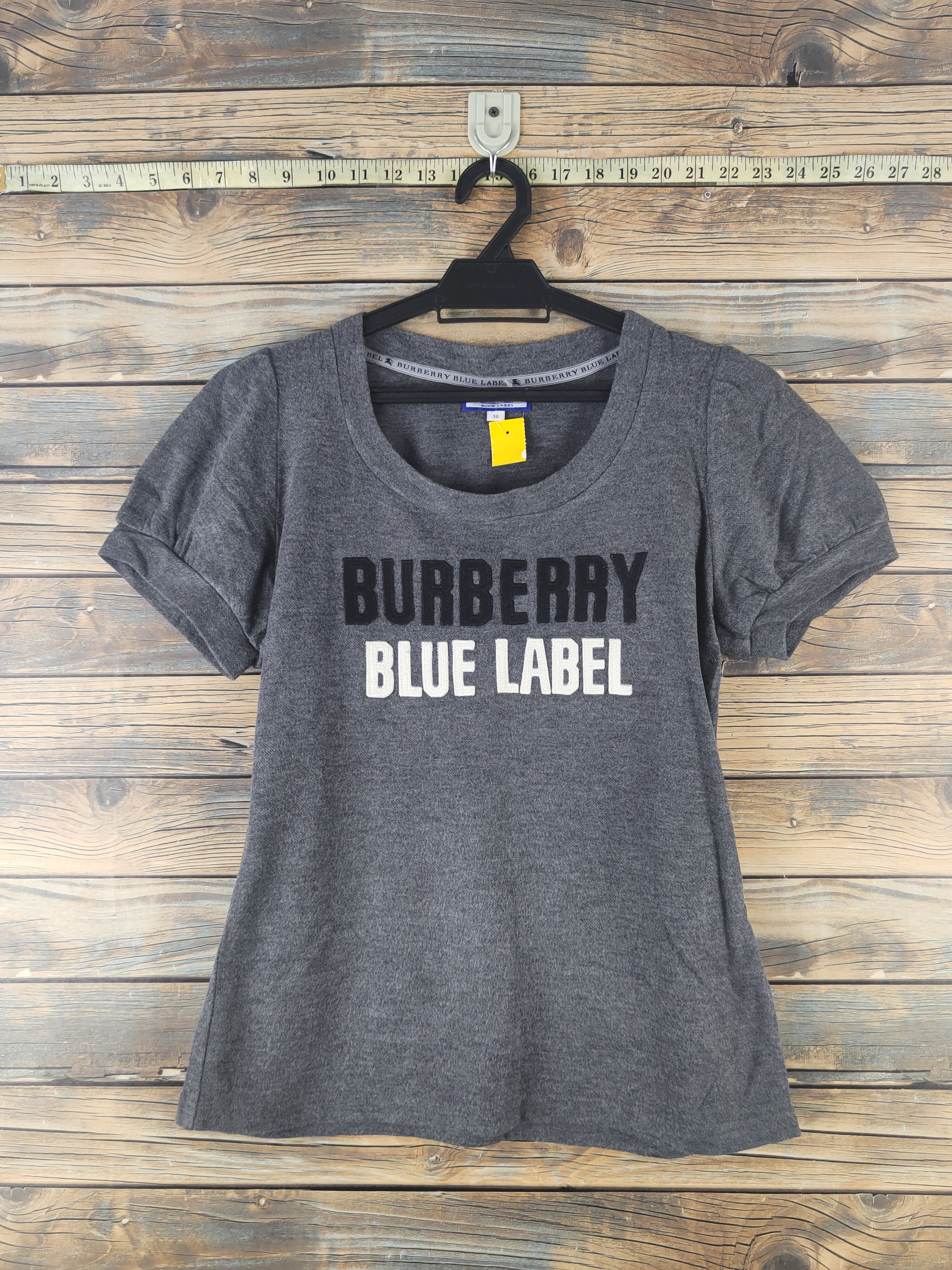 Burberry DL Burberry Dark Gray Short Sleeve T-shirt #2771 Size S / US 4 / IT 40 - 1 Thumbnail