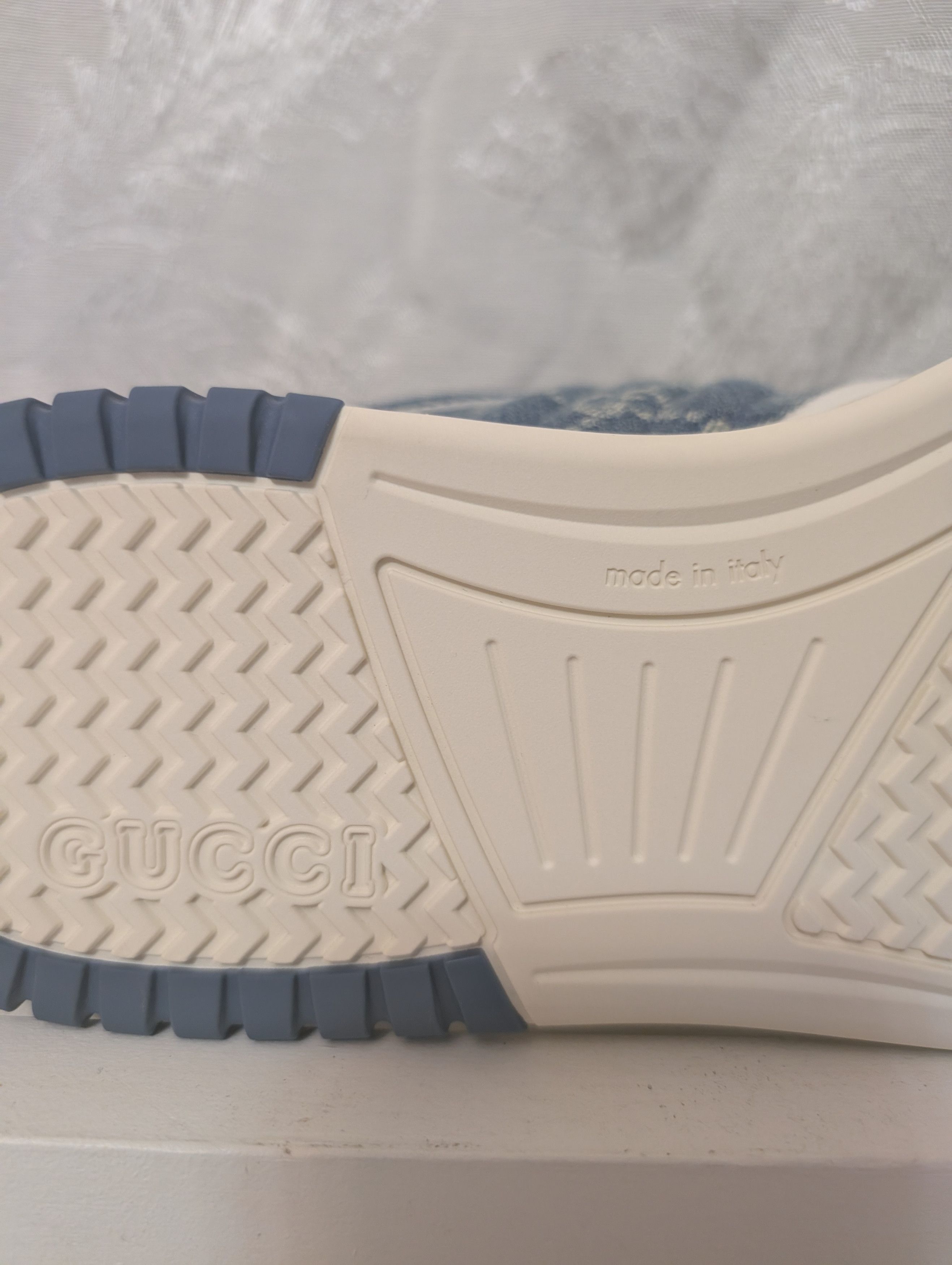 Gucci Womens Gucci Sneaker Re-Web Denim & Leather Size 39EU/8.5US Size US 8.5 / IT 38.5 - 3 Thumbnail