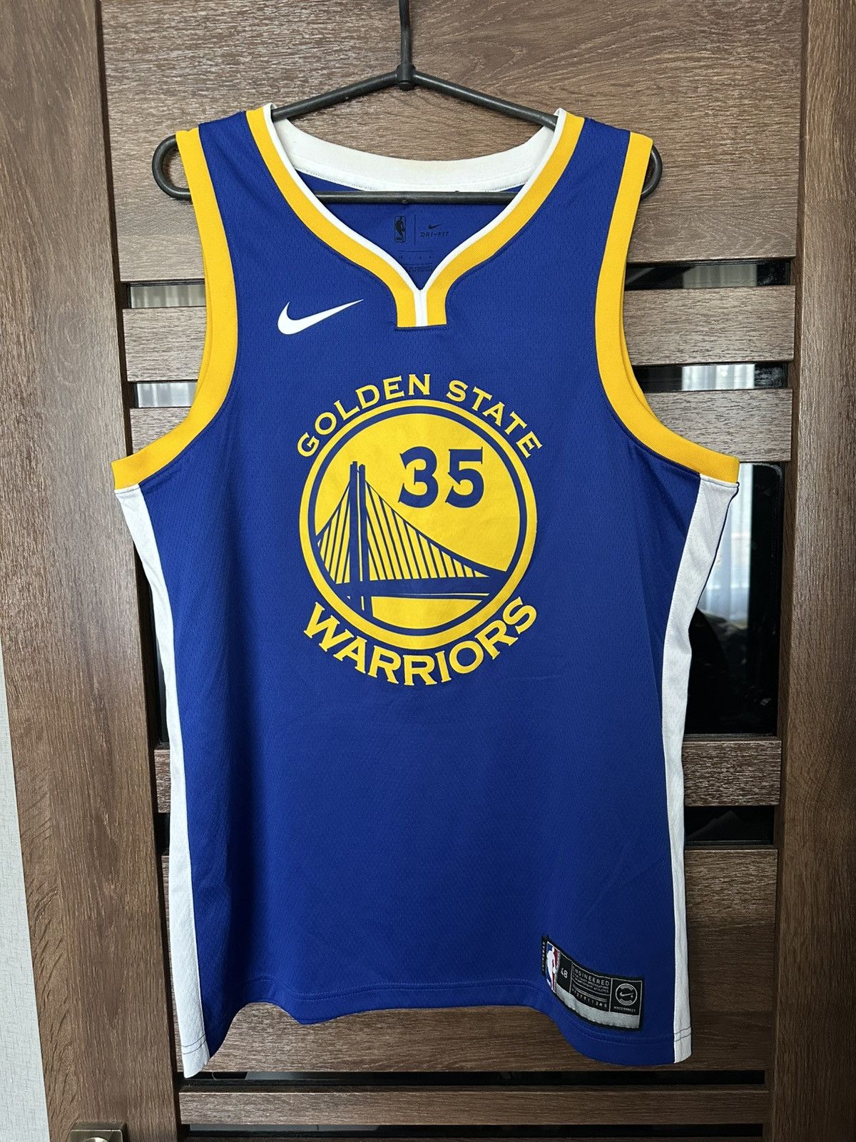 Nike Nike Golden State Warriors Durant NBA Jersey Size US L / EU 52-54 / 3 - 1 Thumbnail