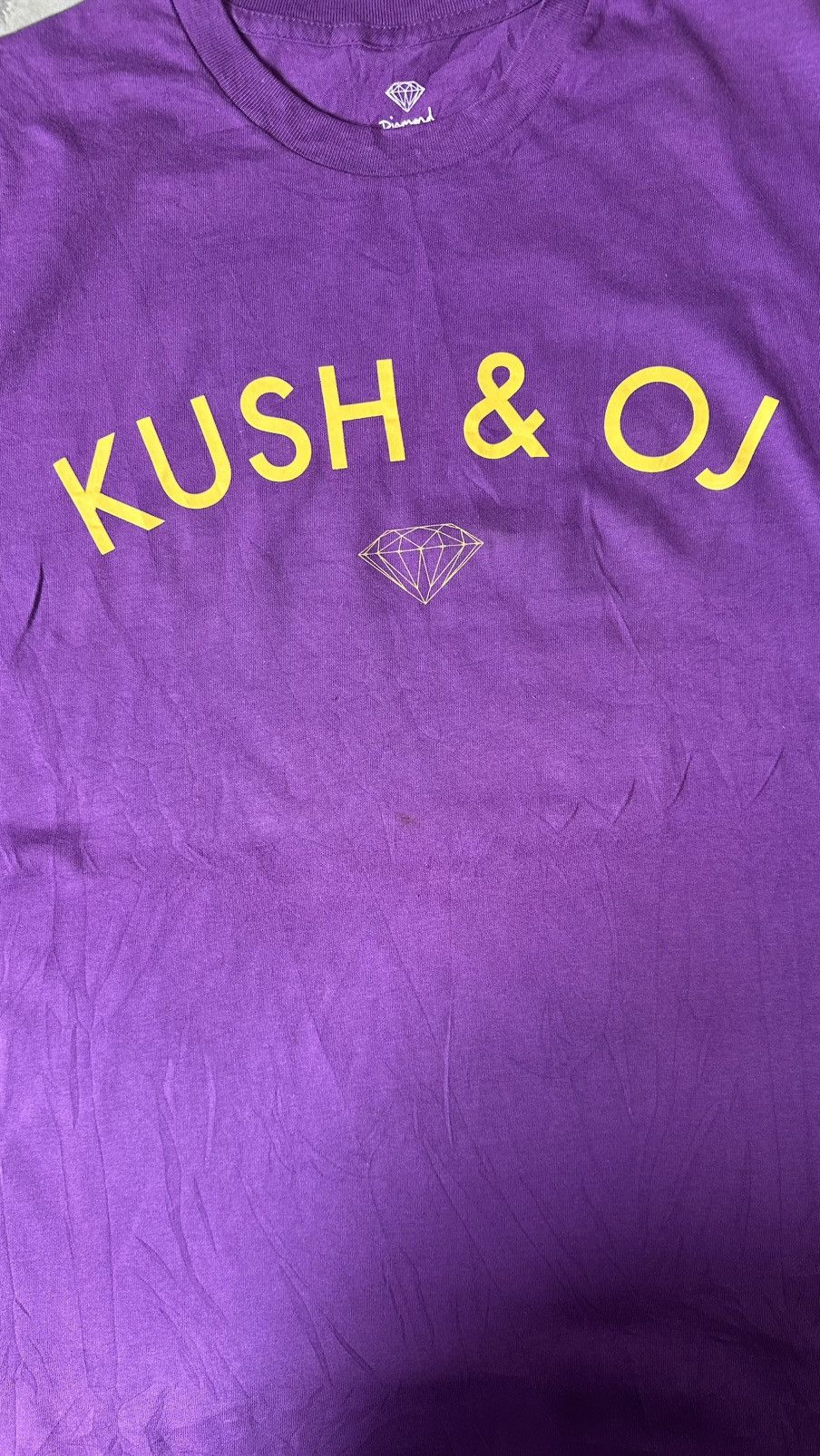 Diamond Supply Co. DIAMOND X WEEDMAPS X WIZ KHALIFA TAYLOR GANG KUSH & OJ TEE Size US XL / EU 56 / 4 - 2 Thumbnail