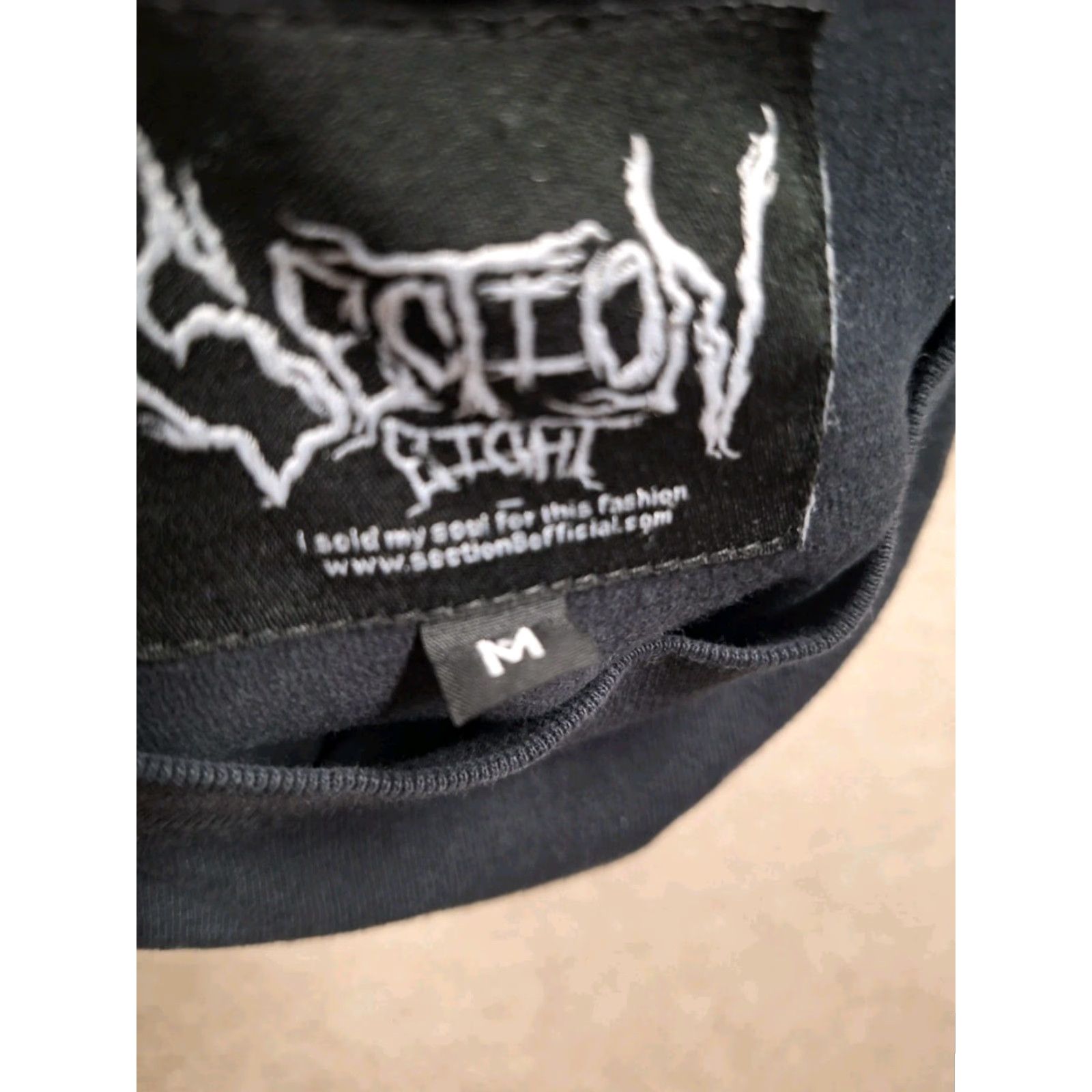 Vintage Section 8 Gun Kill Shooting Range T Shirt M Black Cotton Crew Neck Short Sleeve Men Size US M / EU 48-50 / 2 - 2 Thumbnail