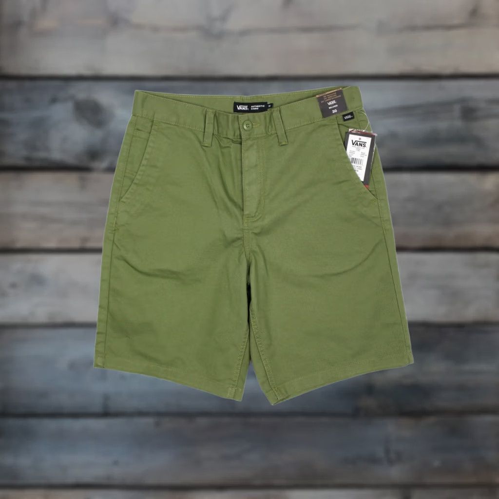 Vans Vans Men's Authentic Chino 9.5" Shorts Size 30 Regular Green Size US 30 / EU 46 - 1 Thumbnail