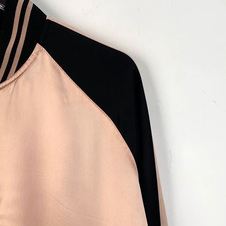 Saint Laurent Paris Saint Laurent Color-block striped jacket with stand-up zip Size S / US 4 / IT 40 - 3 Thumbnail
