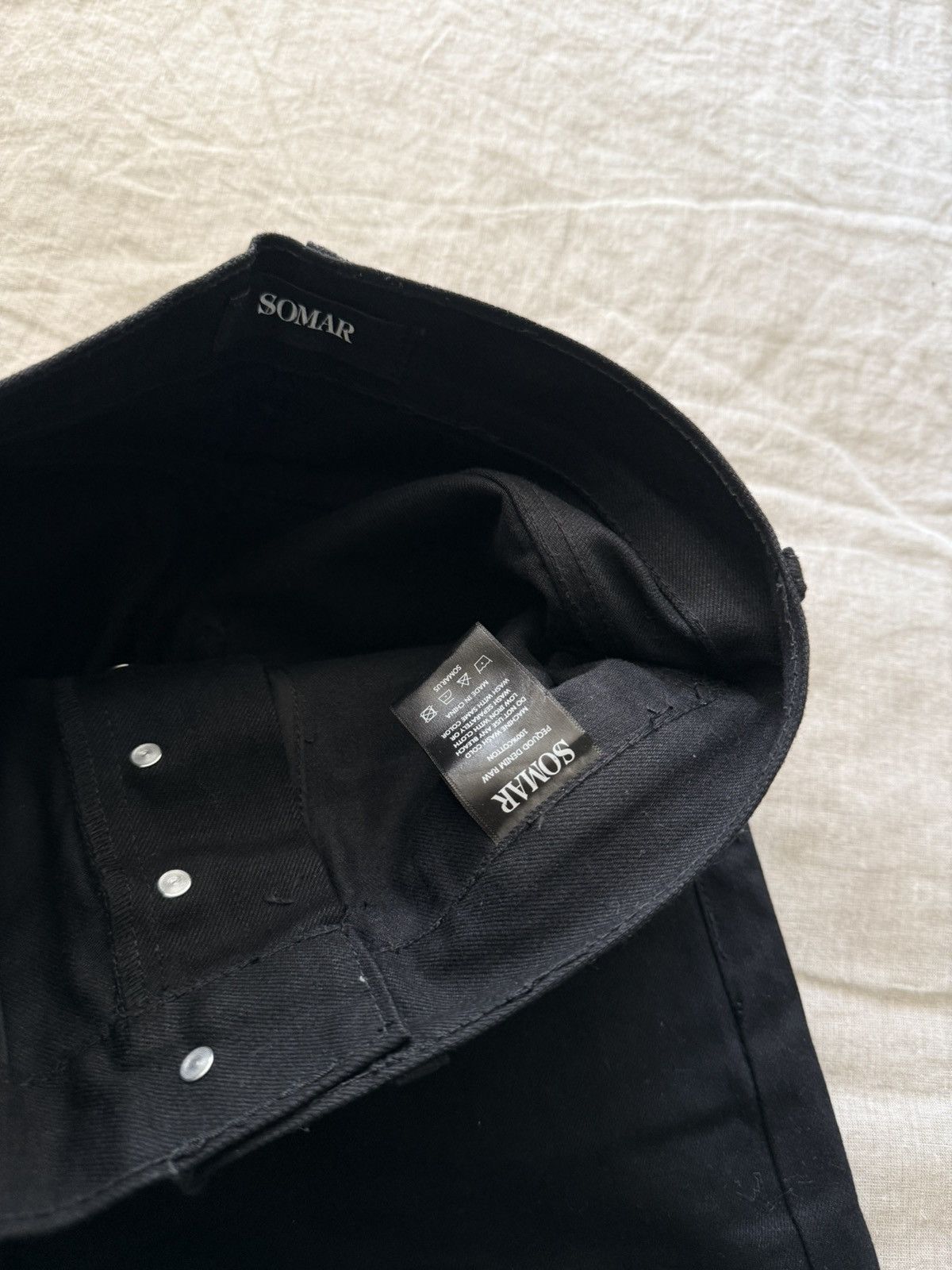 Somar Pequod Denim Raw in Black, Men's (Size 28) — image 4 of 6