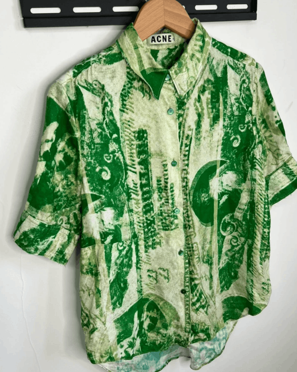 Acne Studios 2013 Acne Studios patia currency Shirt button ups Size S / US 4 / IT 40 - 2 Thumbnail