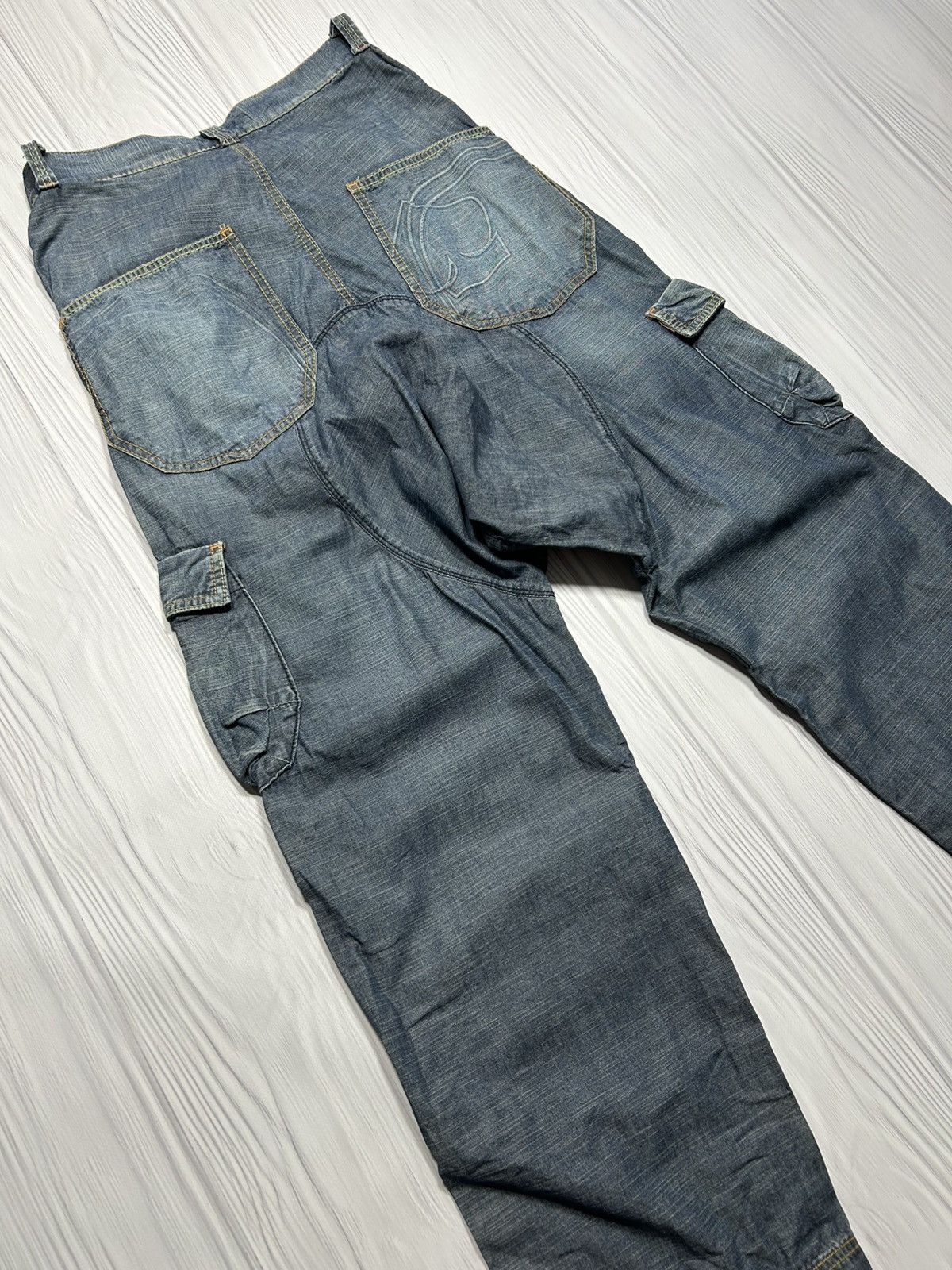 Miss Sixty VTG! Rare! Y2K Killah Miss Sixty Drop Crotch Denim Pants 29 Size 29" - 10 Thumbnail