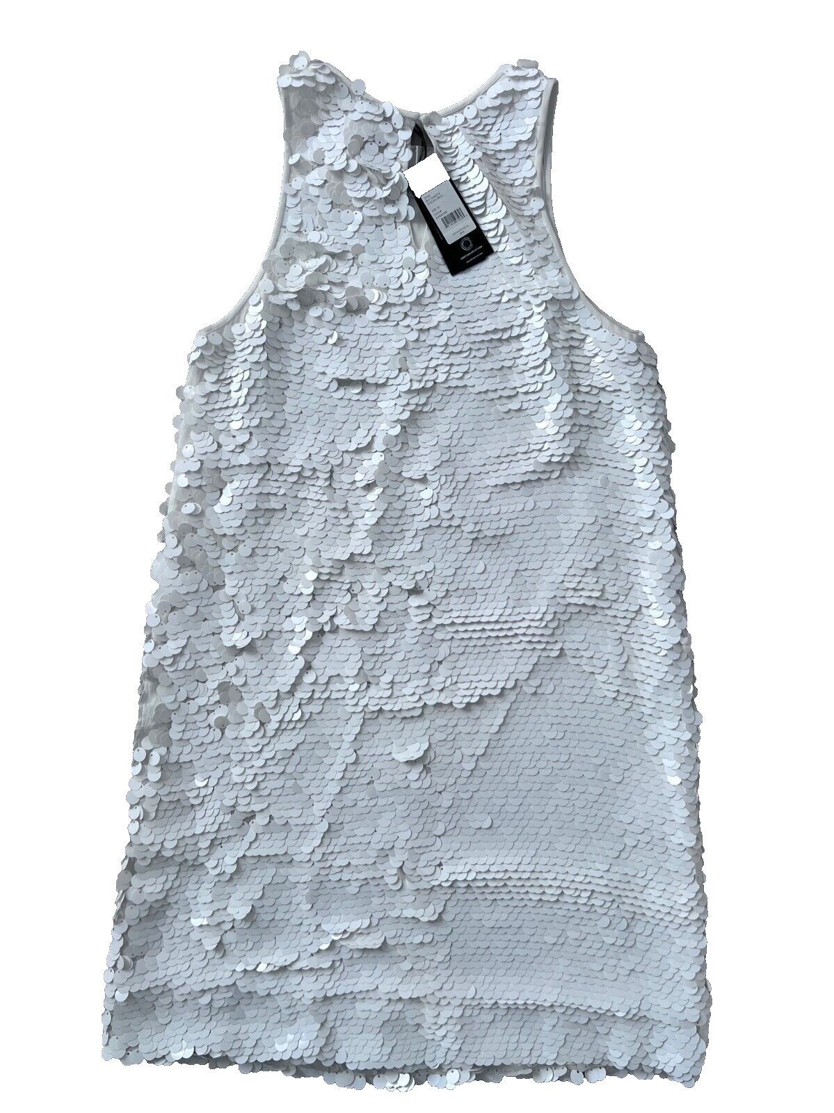Rebecca Minkoff Rebecca Minkoff Sequin Alabaster Dress White ( XS ) Size XS / US 0-2 / IT 36-38 - 4 Thumbnail