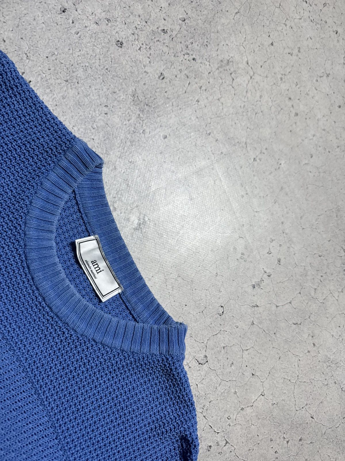 AMI Ami Luxury Striped Sweater Blue Size US L / EU 52-54 / 3 - 4 Thumbnail