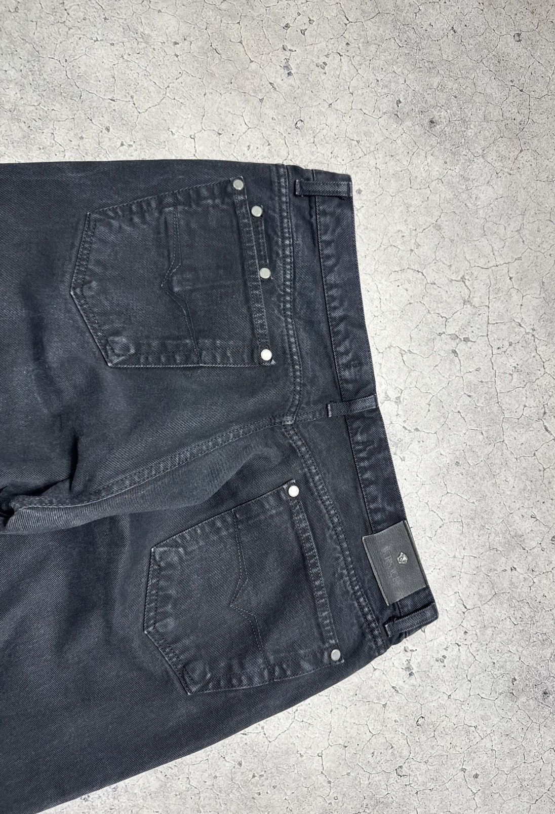 Versace Jeans Couture Versace Jeans Couture Vintage Luxury Black Denim Jeans Size US 36 / EU 52 - 10 Thumbnail