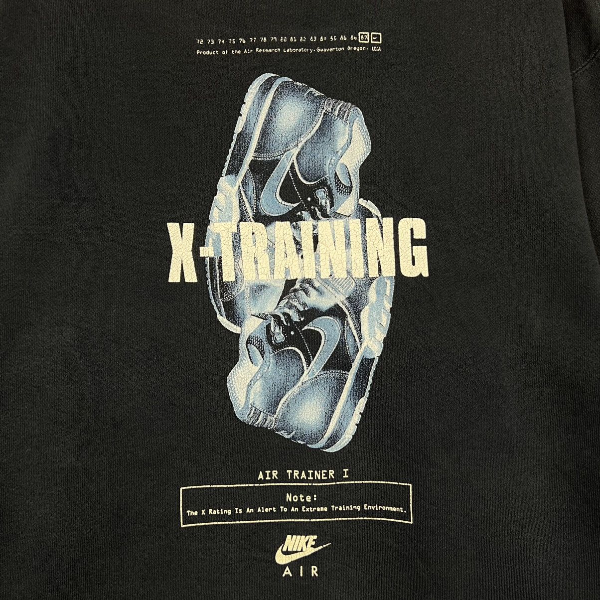 Nike NIKE X-Training Air Trainer 1 Big Logo Sweatshirt #4228-C193 Size US L / EU 52-54 / 3 - 3 Thumbnail