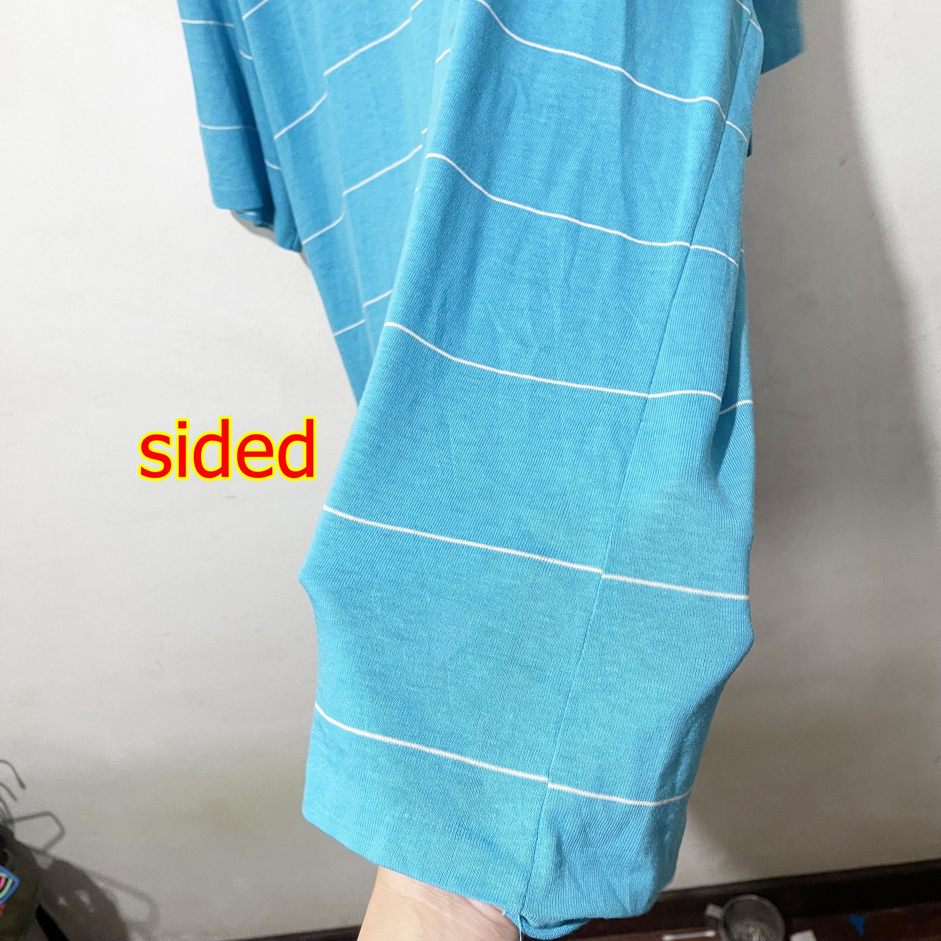 Vintage Vintage 90s Striped T-Shirt Size US XXL / EU 58 / 5 - 4 Thumbnail